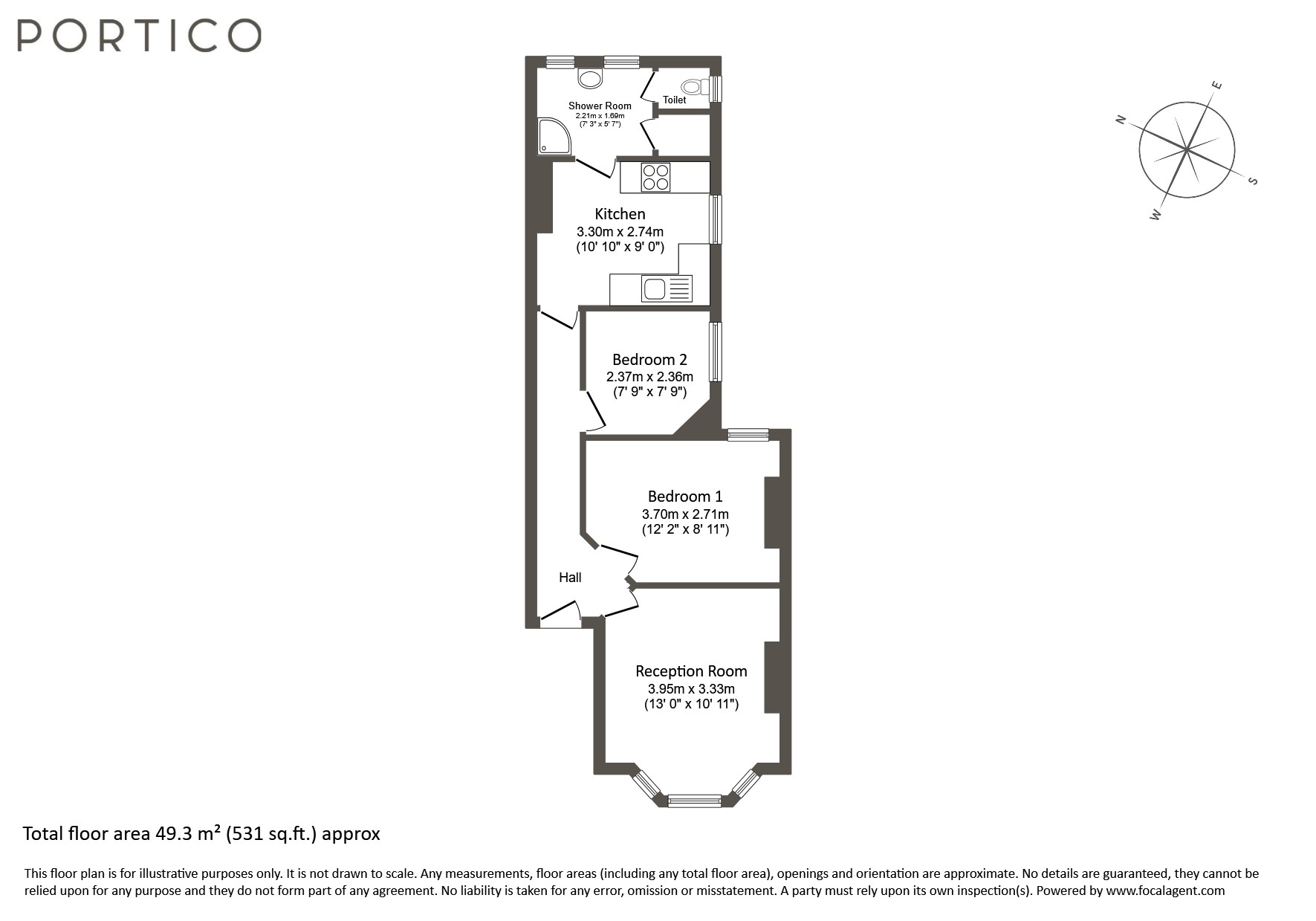 Marcus Street, London floorplan