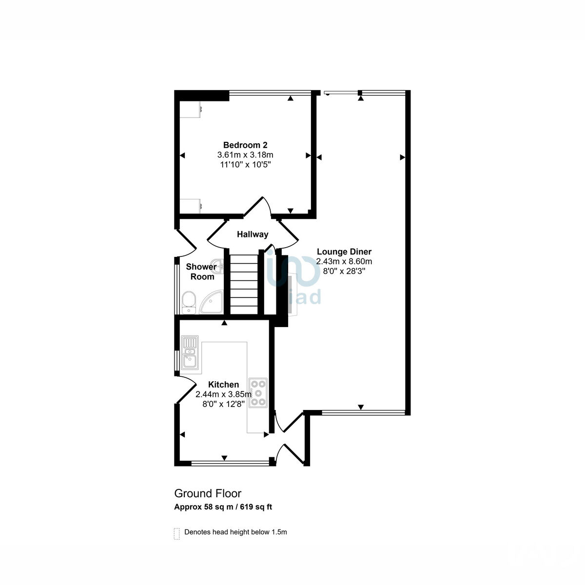44, Perry Hall Drive, Willenhall floorplan