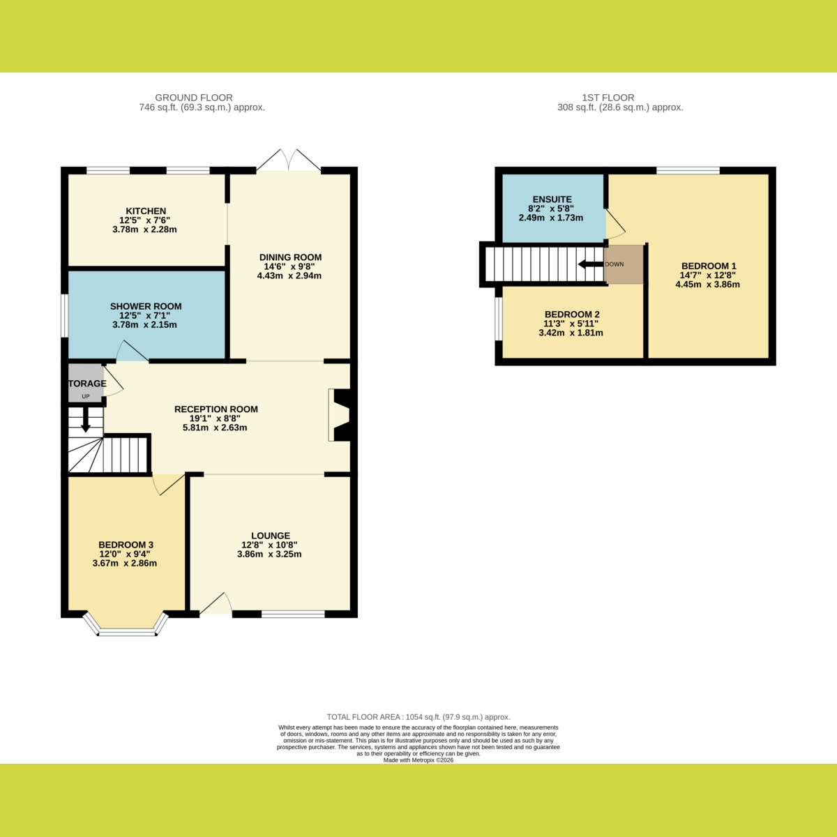 174, Rawreth Lane, Rayleigh floorplan