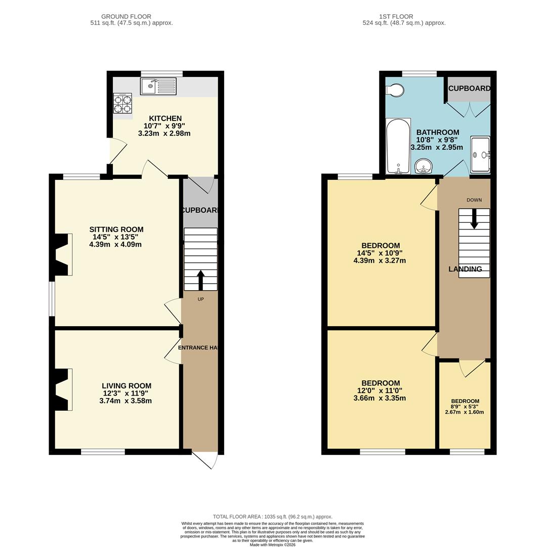 66, Hayfield Road, High Peak floorplan