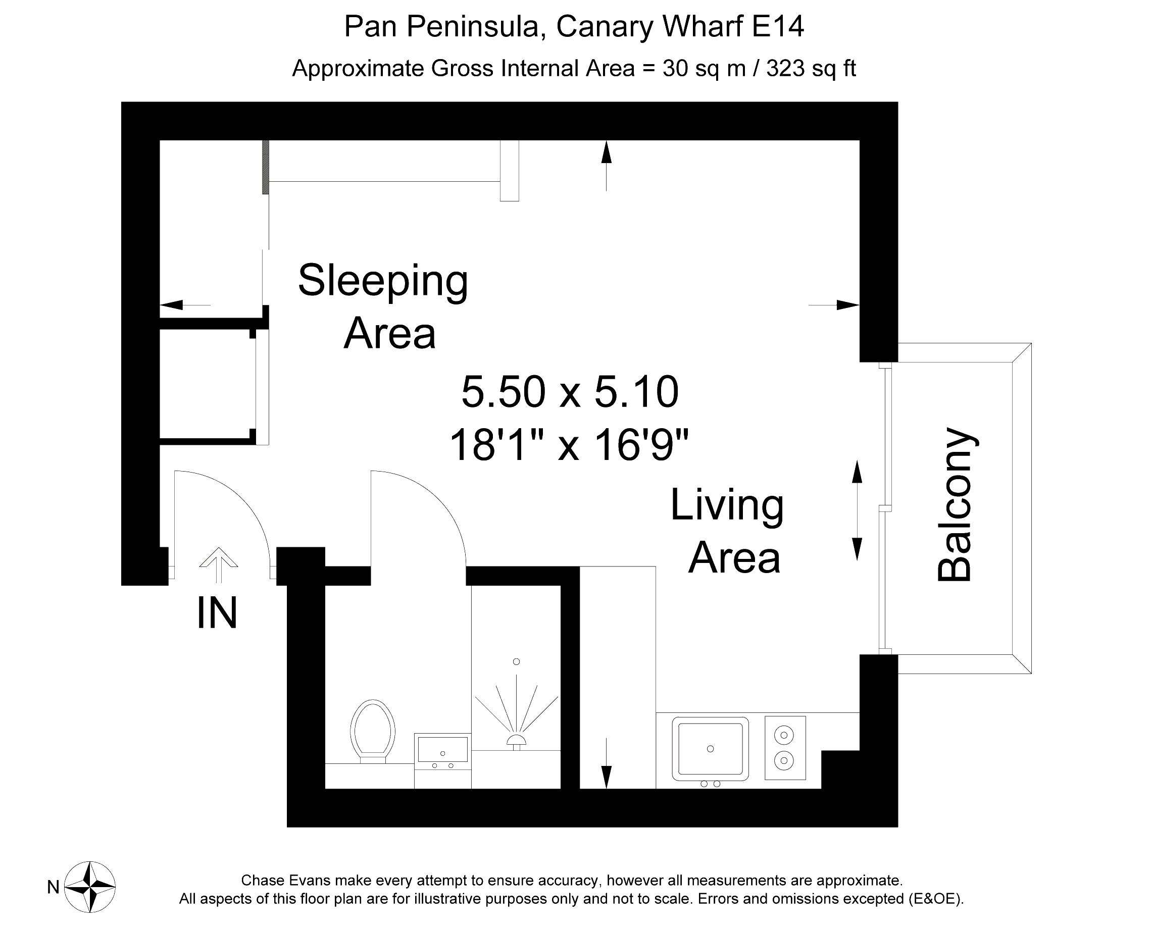 0 Bedrooms Studio to rent in West Tower, Pan Peninsula Square, Canary Wharf E14