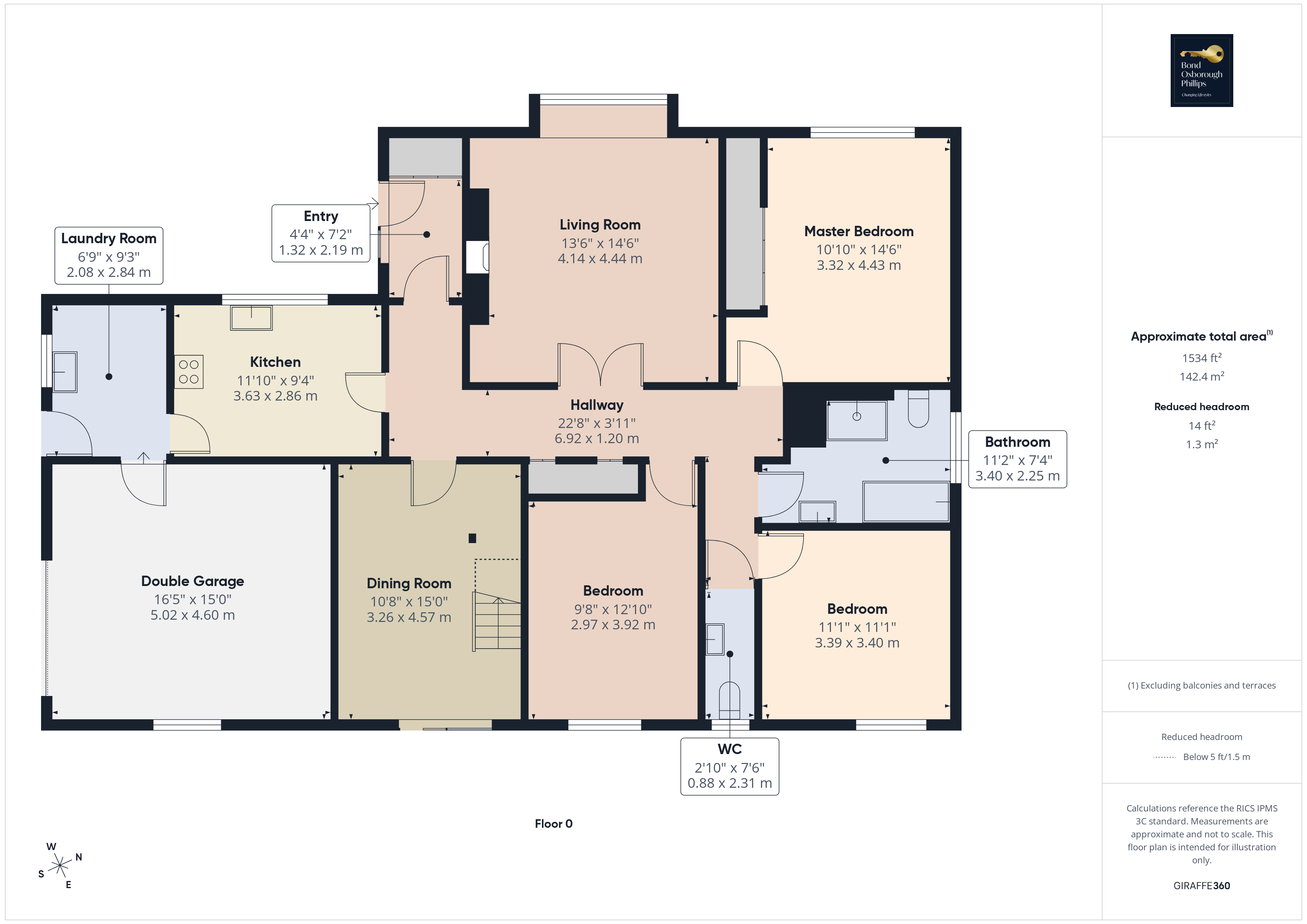 Ash Grove,, Belmont Close, Cornwall floorplan