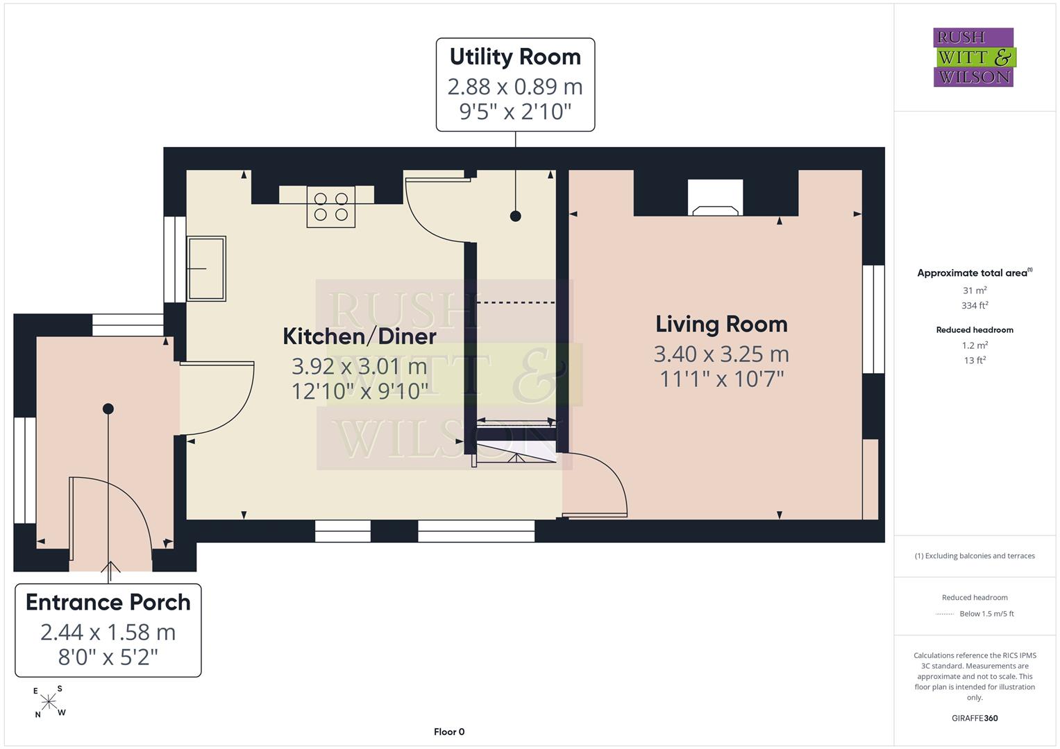1 Telham Terrace, 131, Hastings Road, Battle floorplan