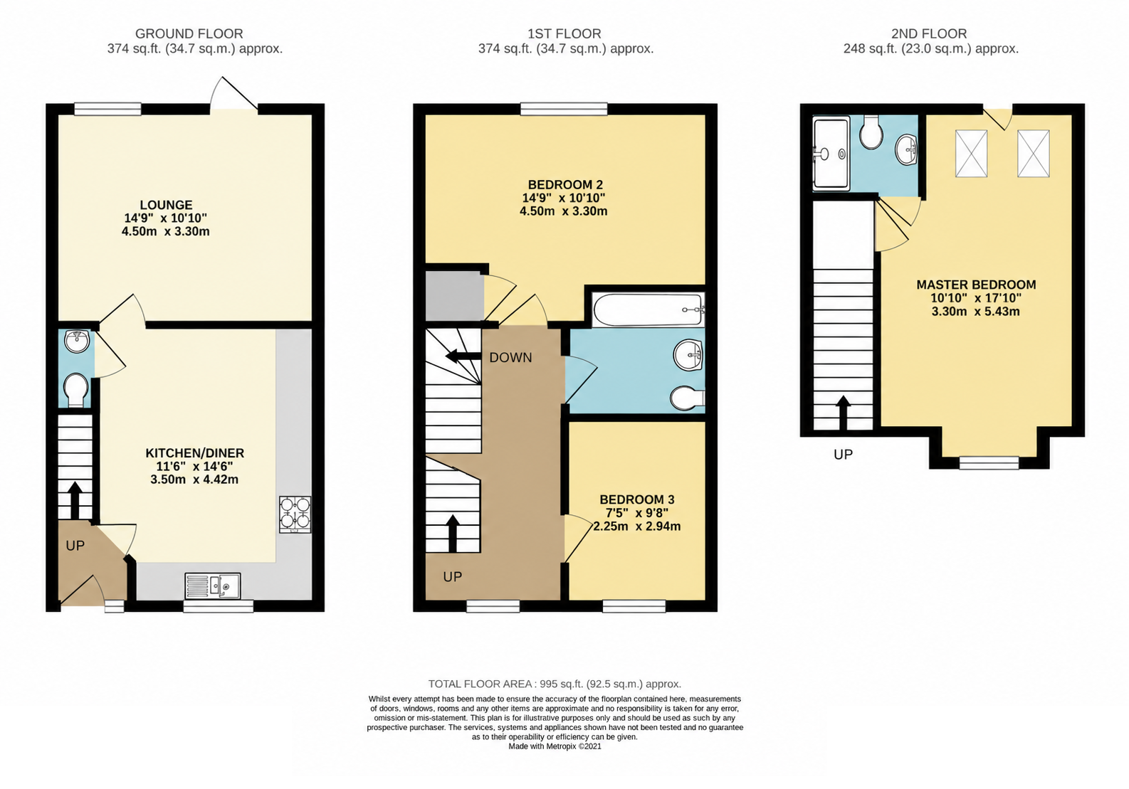 71, Theedway, Central Bedfordshire floorplan