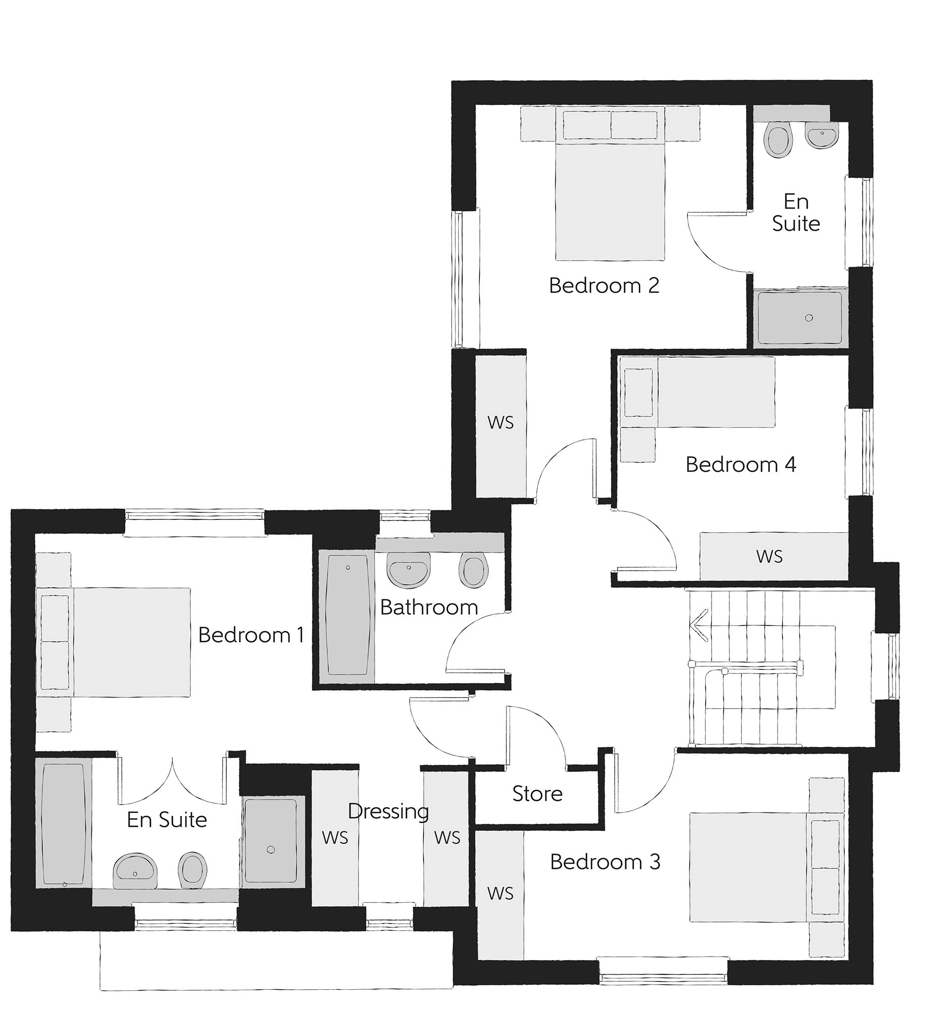 51, Houlgate Way, Axbridge floorplan