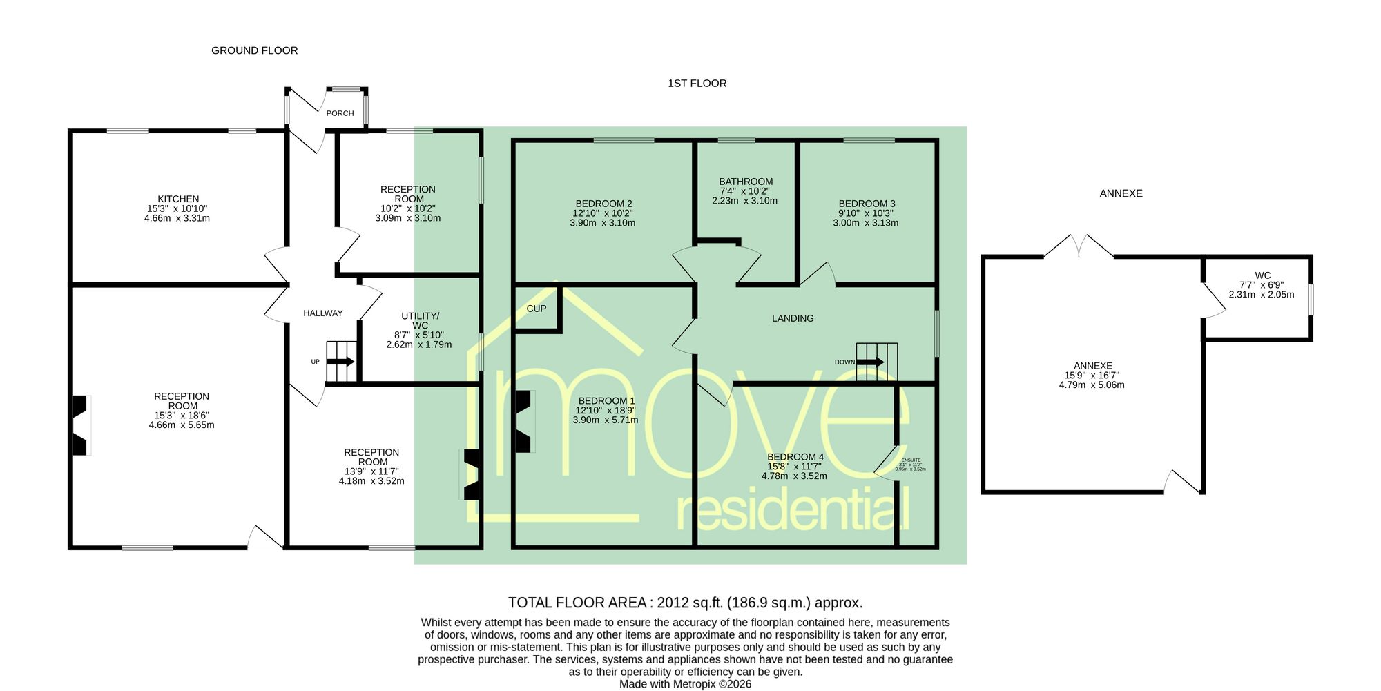 255 Hillbark Road, Wirral floorplan