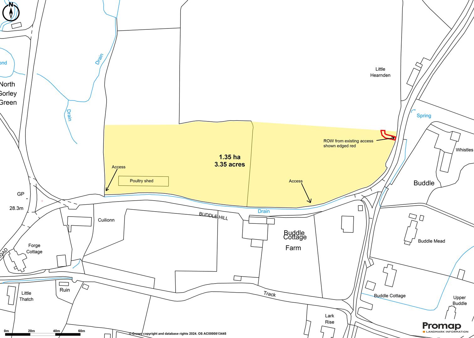 Ringwood Road, North Gorley, Fordingbridge SP6, land for sale