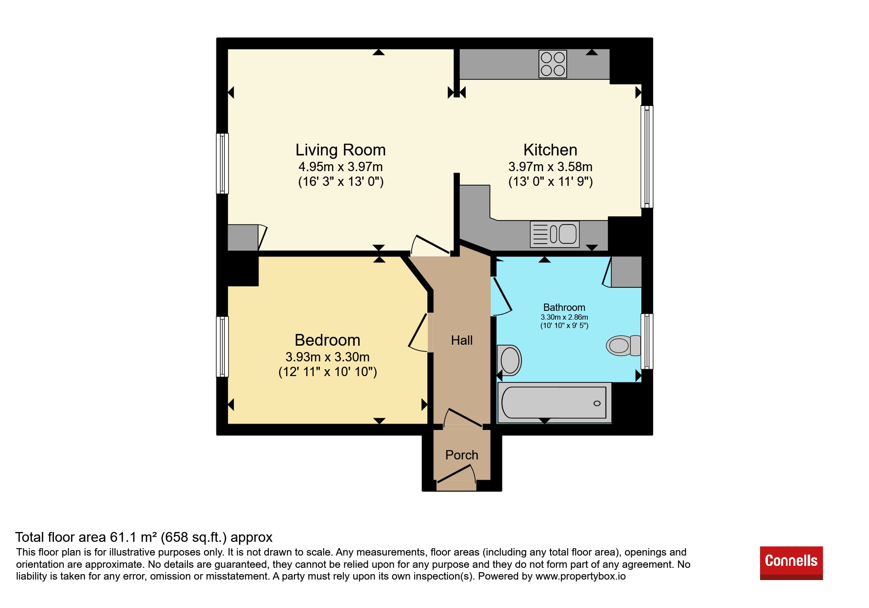 Apartment 14, Ansell Court, Ansell Way, Warwick floorplan