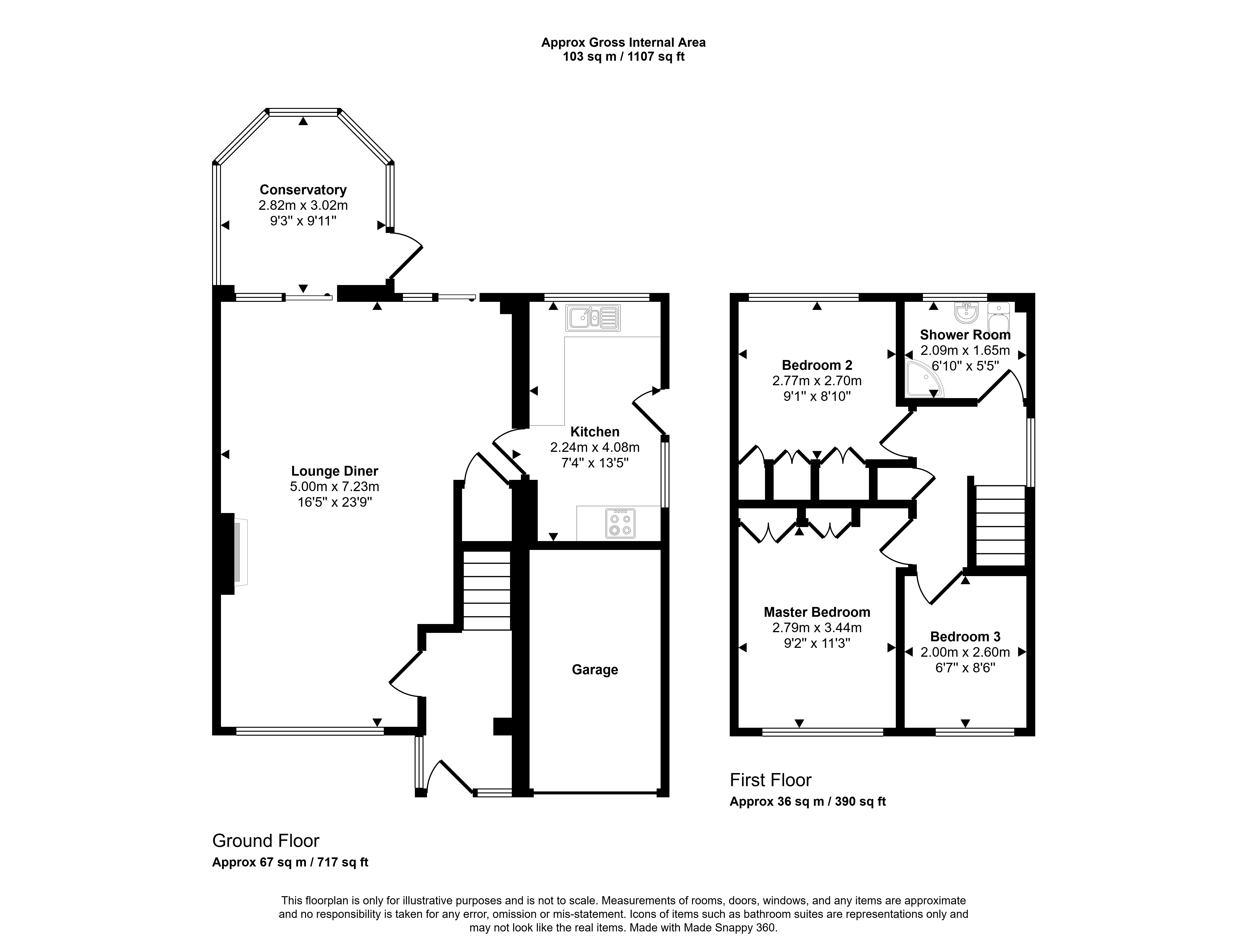 Chilton Garth, Peterlee floorplan