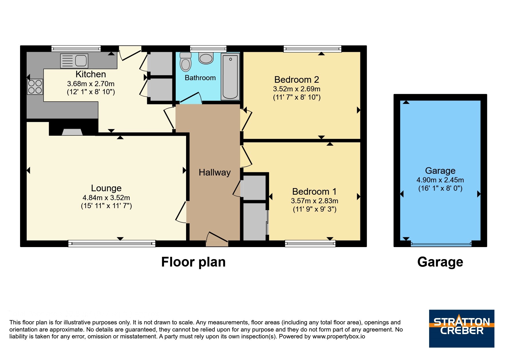 3, Ashley Road, Cornwall floorplan