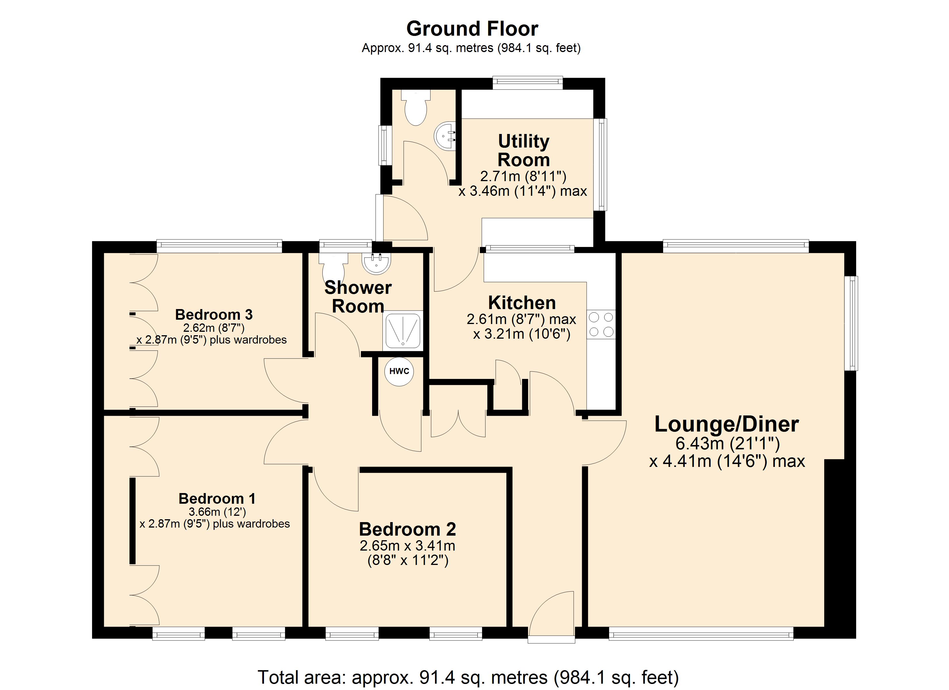 10, Ashton Rise, Trowbridge floorplan