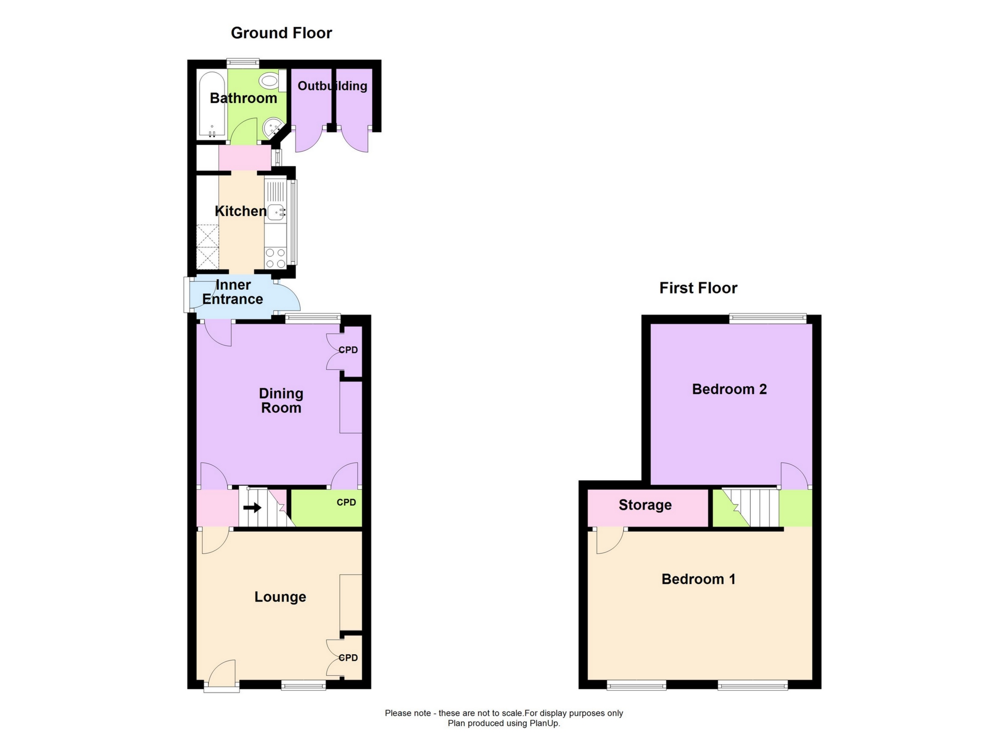 2 Bedrooms Terraced house for sale in Meynell Street, Church Gresley DE11