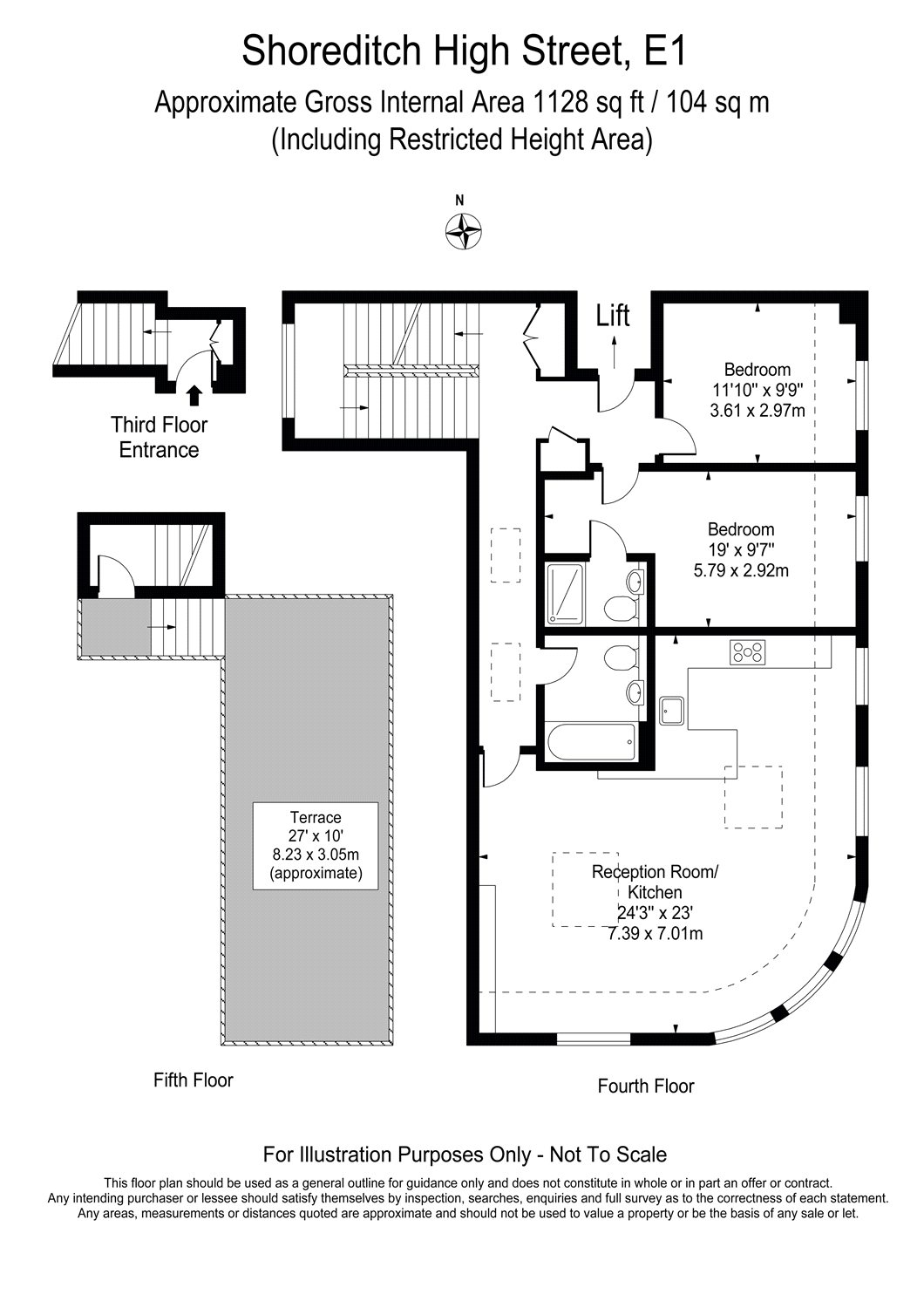 2 Bedrooms Flat to rent in Shoreditch High Street, Shoreditch, London E1