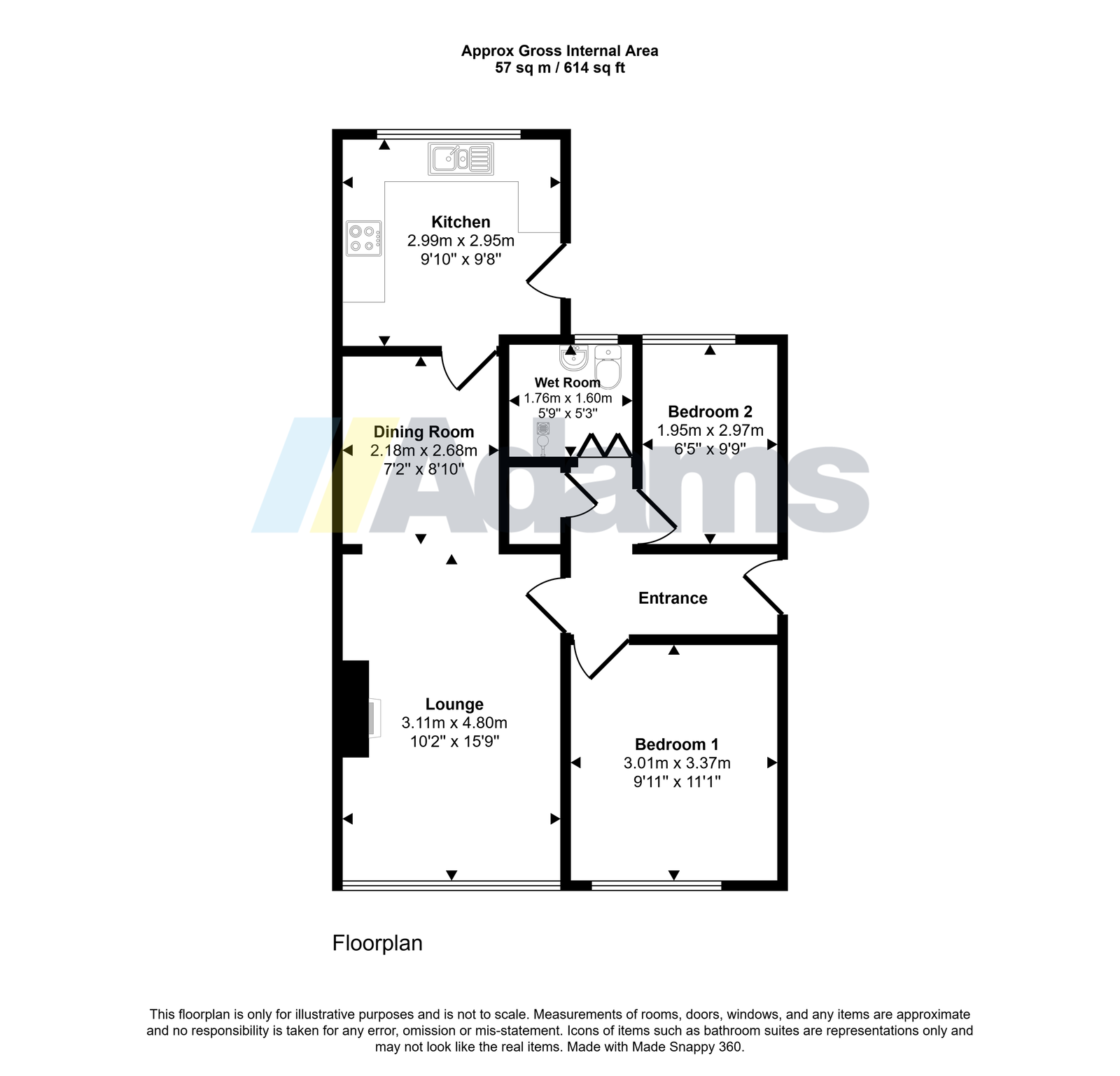 11, Astley Close, Warrington floorplan