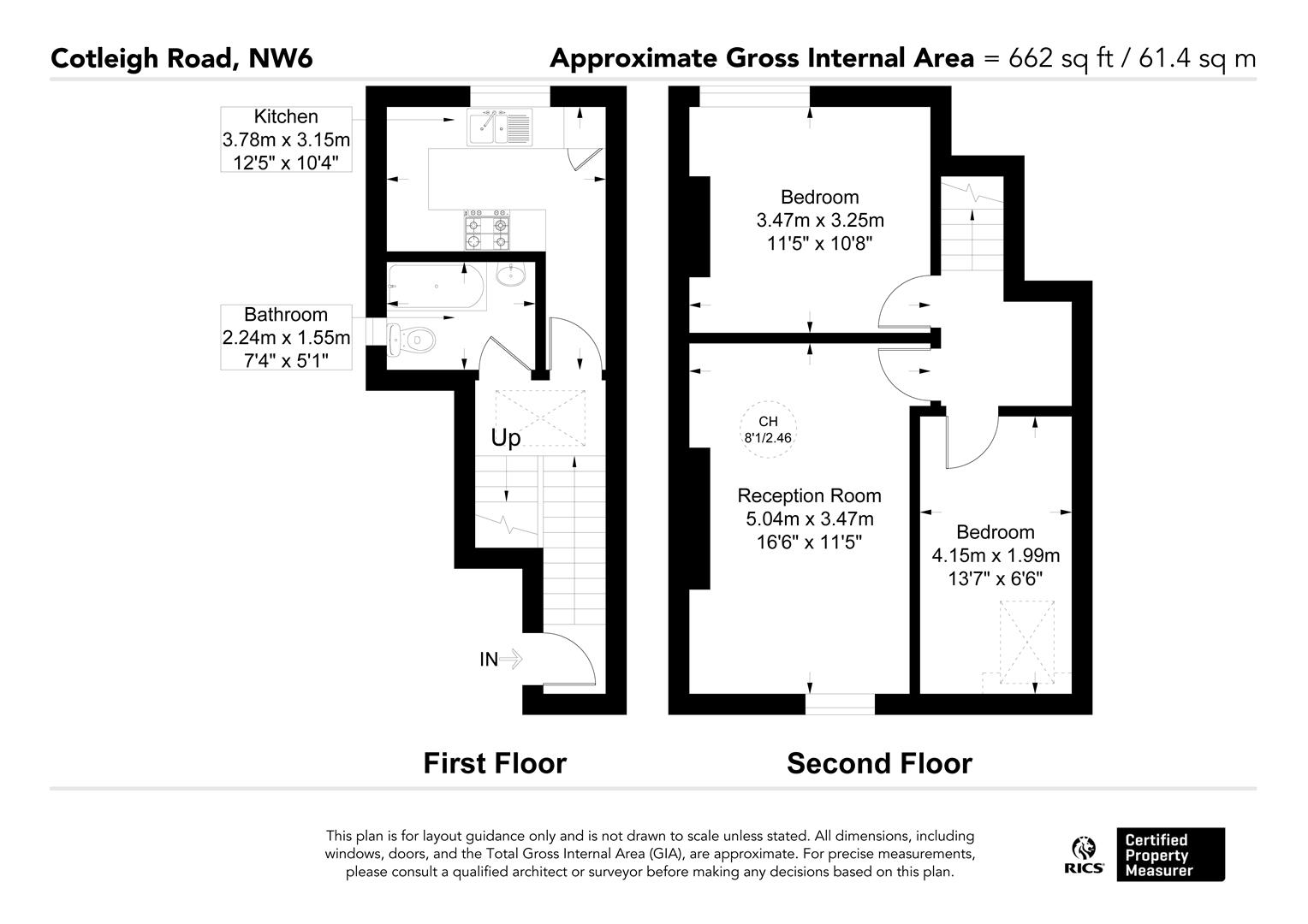 Cotleigh Road, London floorplan