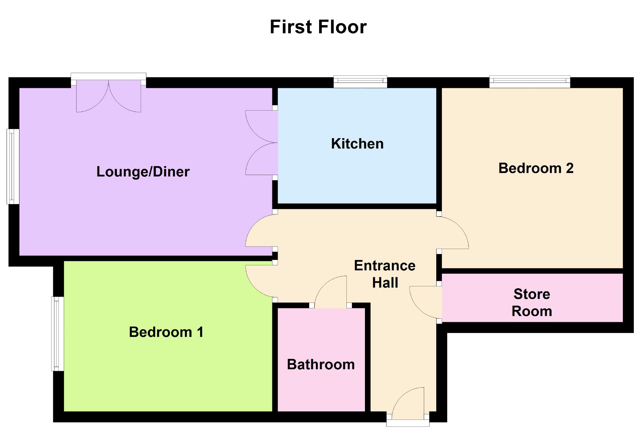 2 Bedrooms Flat for sale in Haddon Court, Buxton, Derbyshire SK17