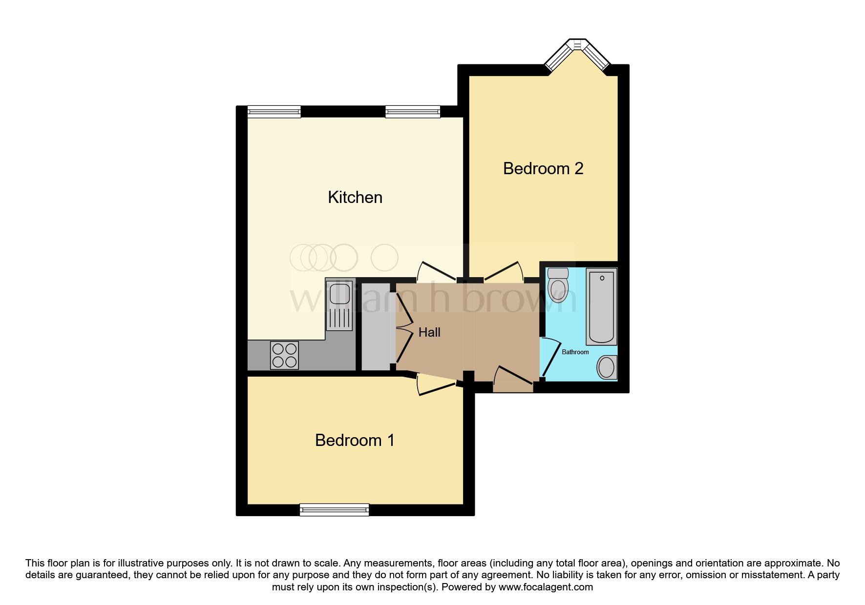 Flat 5, 17, Henry Bird Way, Northampton floorplan