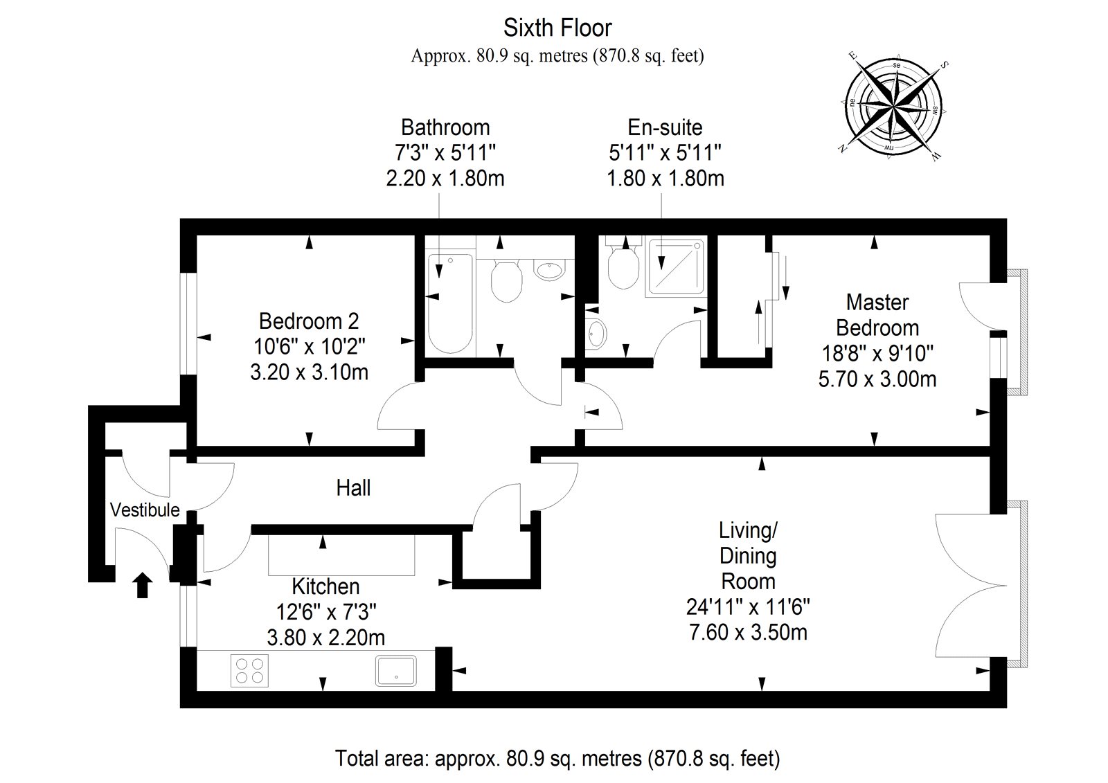 2 Bedrooms Flat for sale in Salamander Court, The Shore, Edinburgh EH6