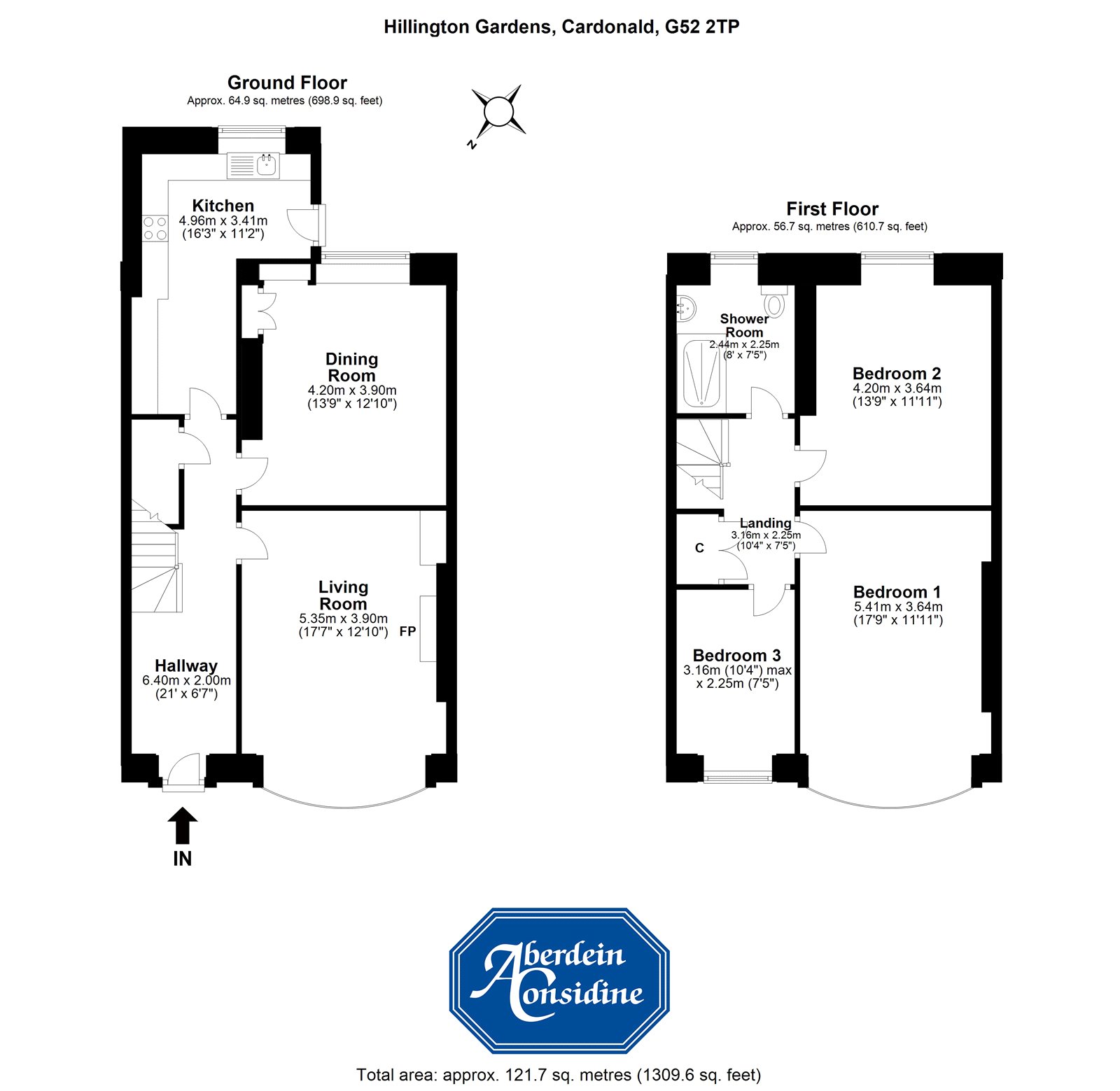Hillington Gardens, Cardonald, Glasgow G52, 3 bedroom terraced house