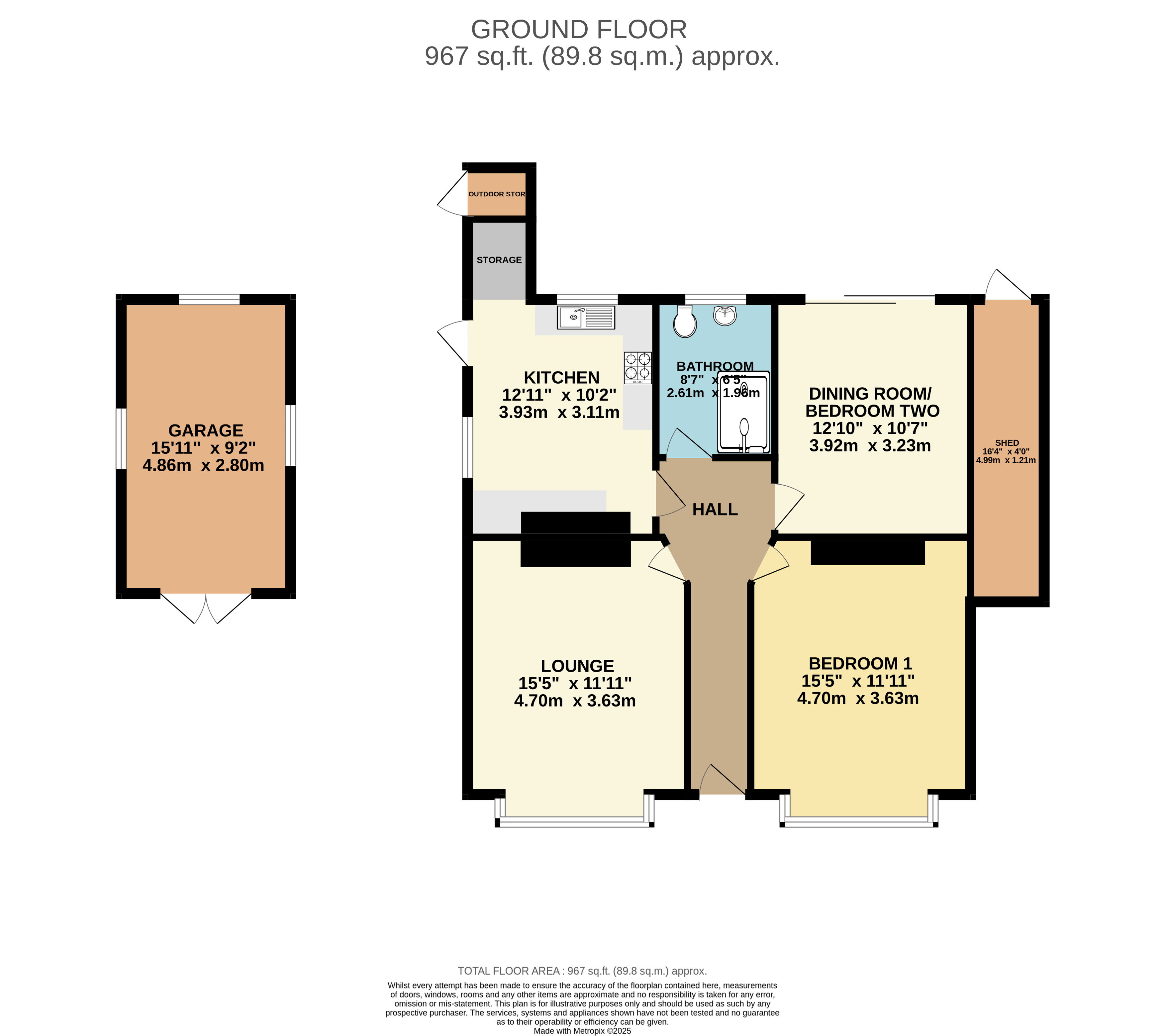 Lynton, Hamble Lane, Bursledon floorplan