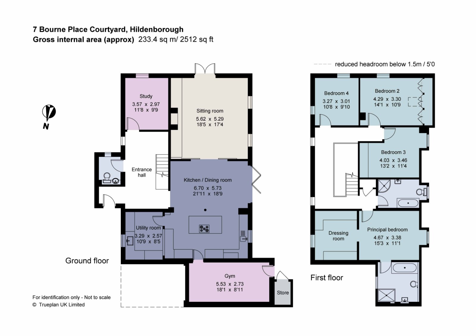 7, Bourne Place Courtyard, Hildenborough floorplan