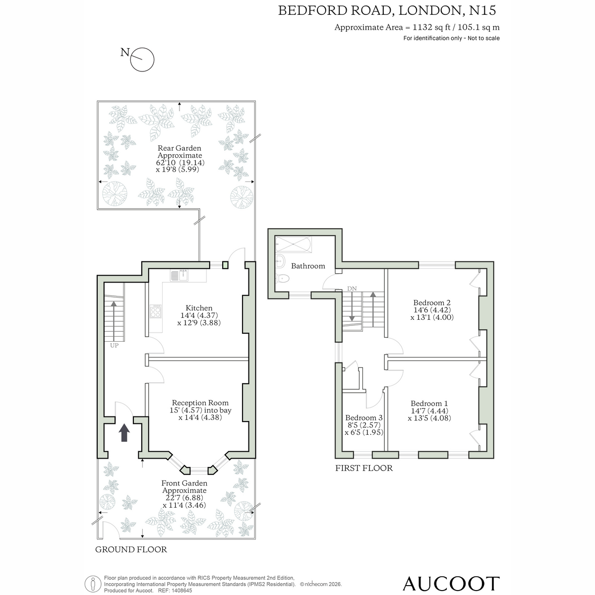 19, Bedford Road, London floorplan