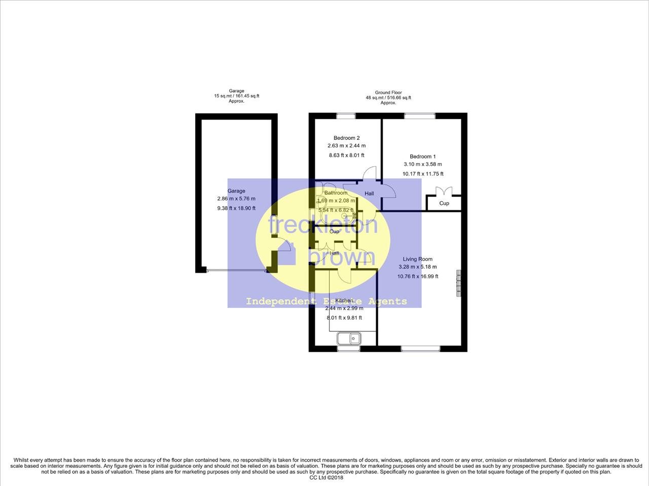 18, Braemar Avenue, Nottingham floorplan