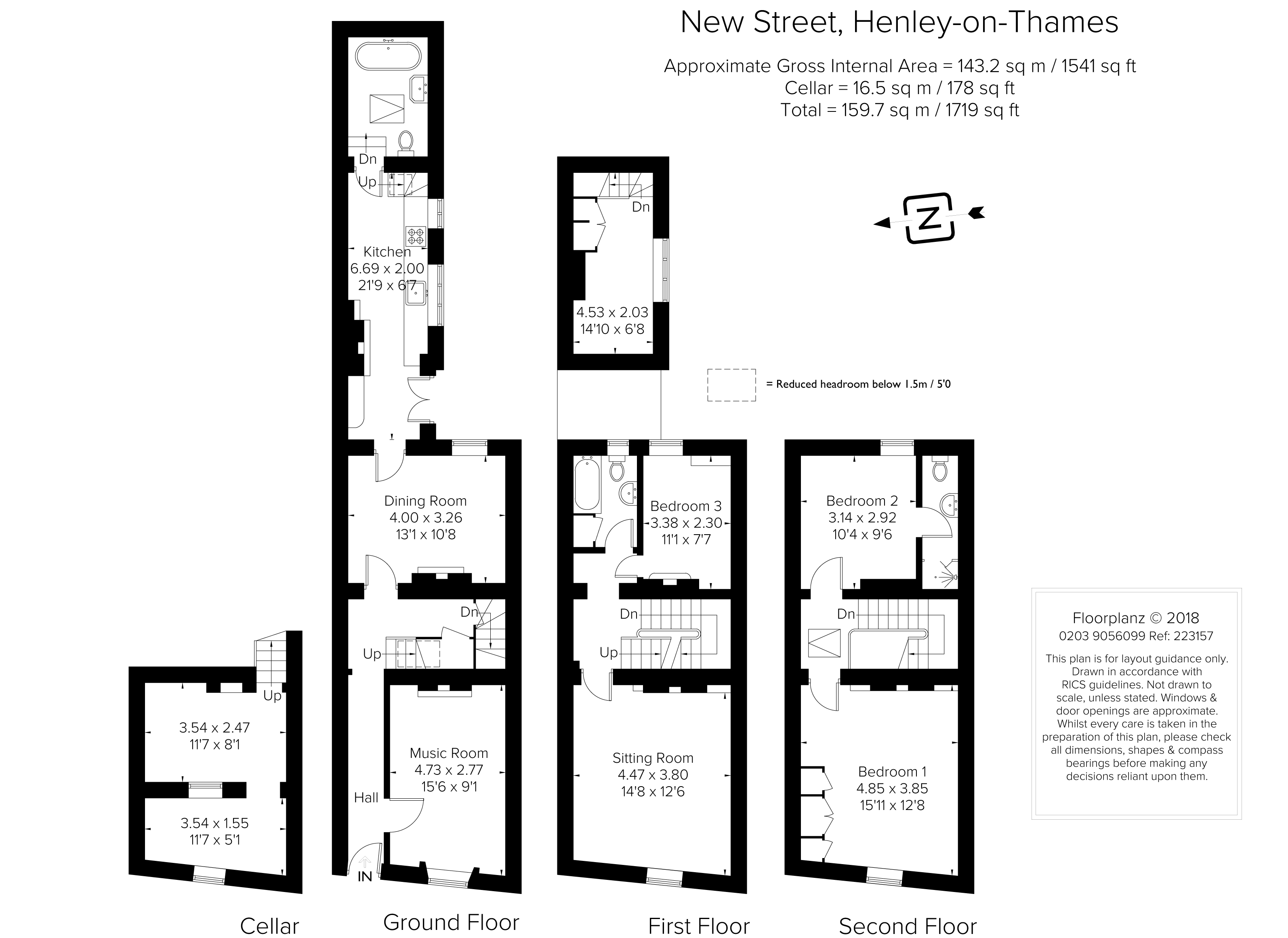 4 Bedrooms Terraced house to rent in New Street, Henley-On-Thames RG9