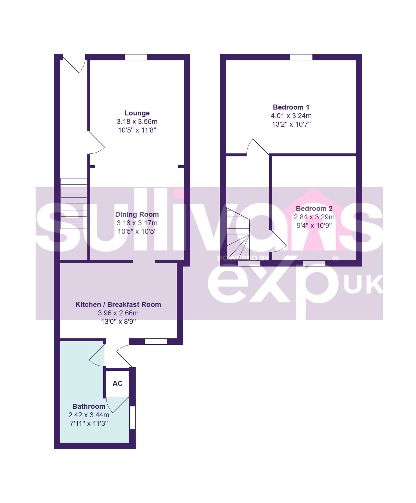 Oxford Street, Swansea floorplan
