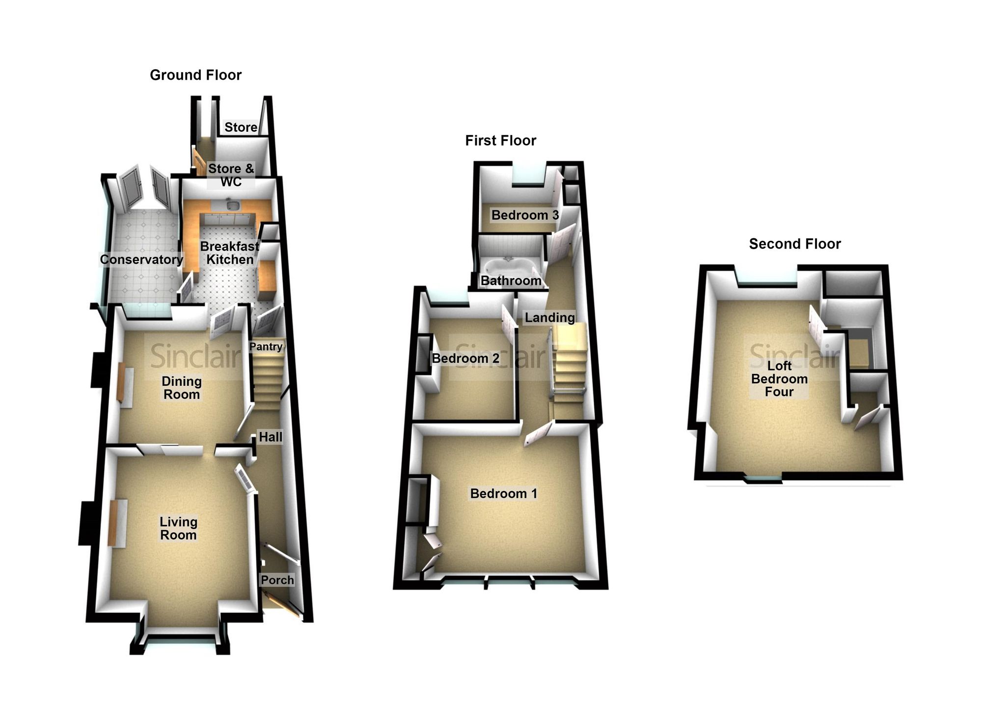 114 Seagrave Road, Loughborough floorplan