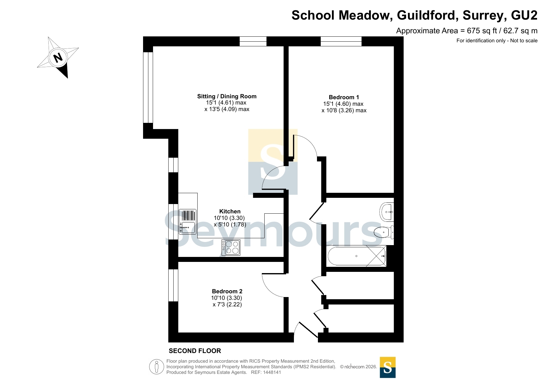 12, School Meadow, Surrey floorplan