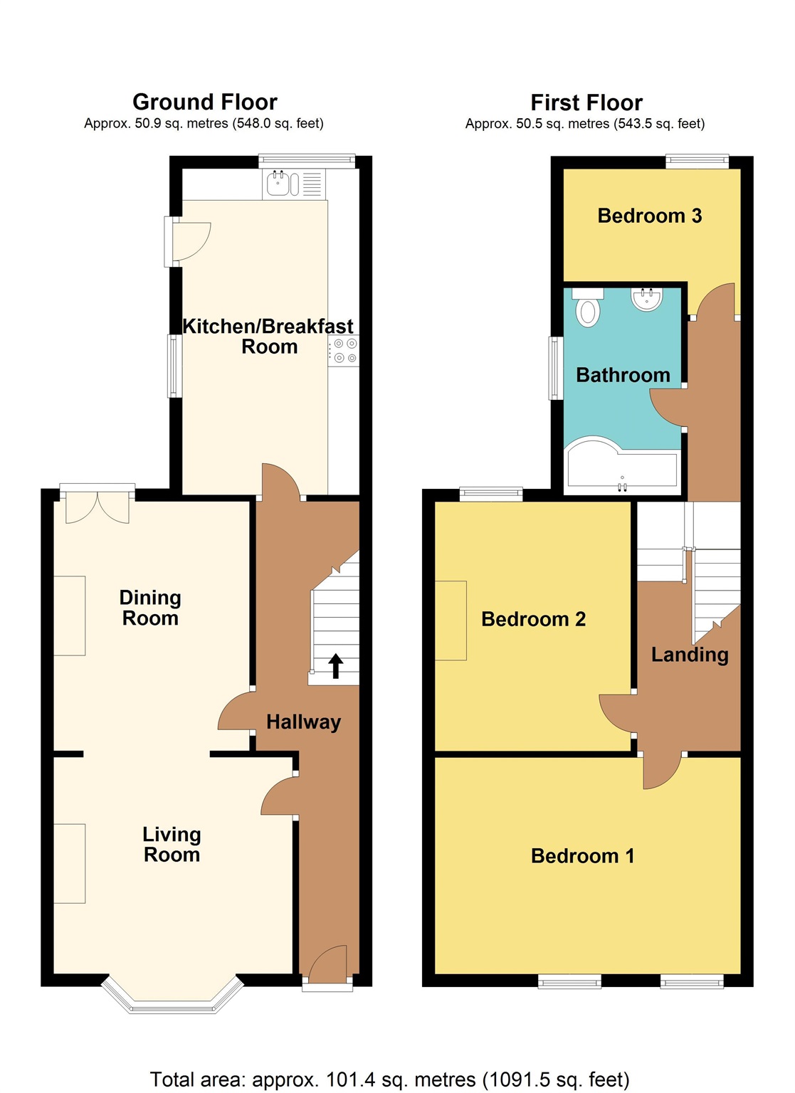 50, Walsall Street, Newport floorplan