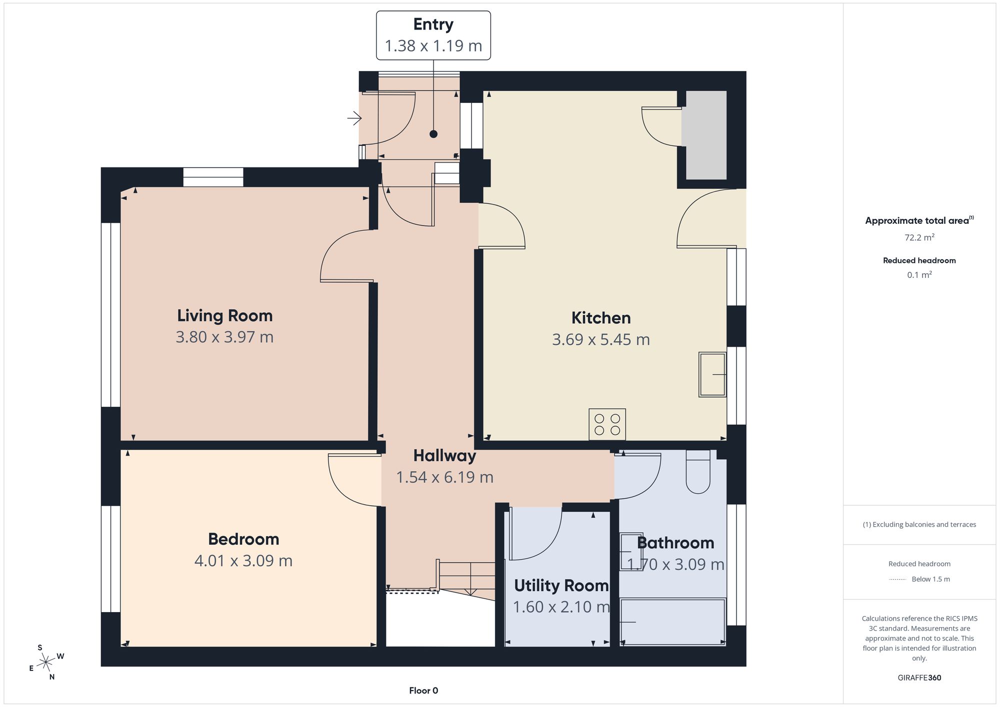 17 Acacia Grove, Hebburn floorplan