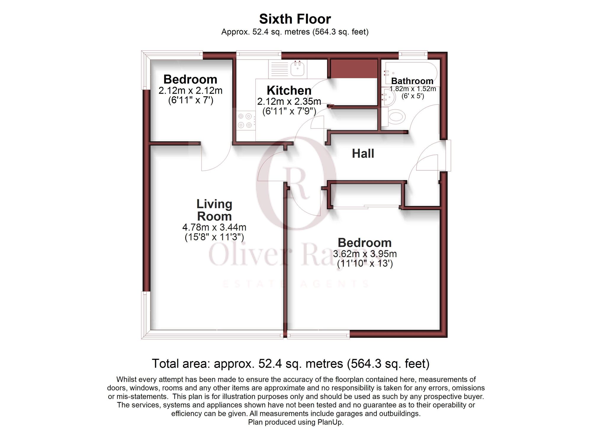 Flat 17, St. Leonards Court Victoria Park Road, Leicester floorplan