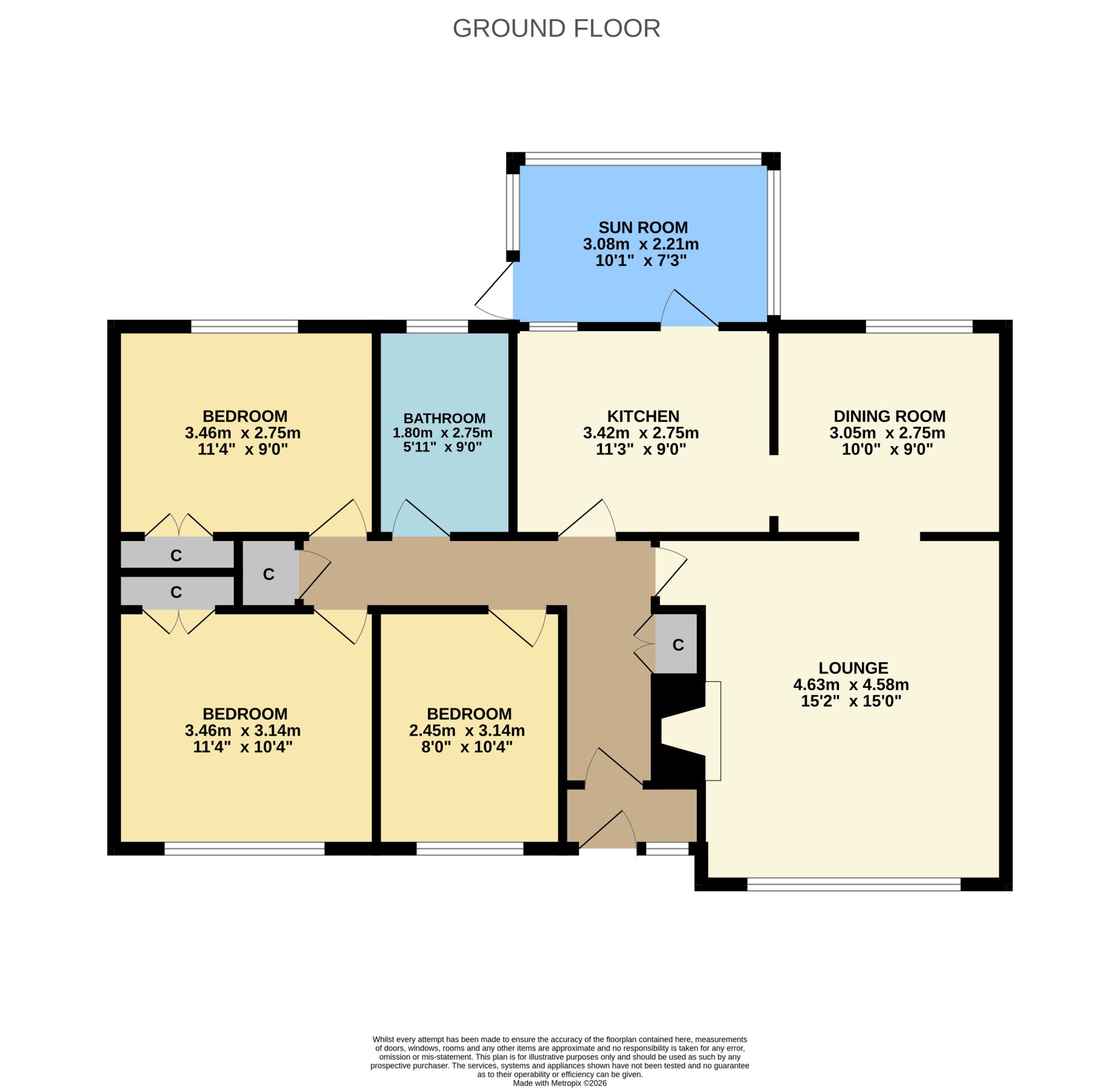 1, Great Cross Road, Kirkcudbright floorplan
