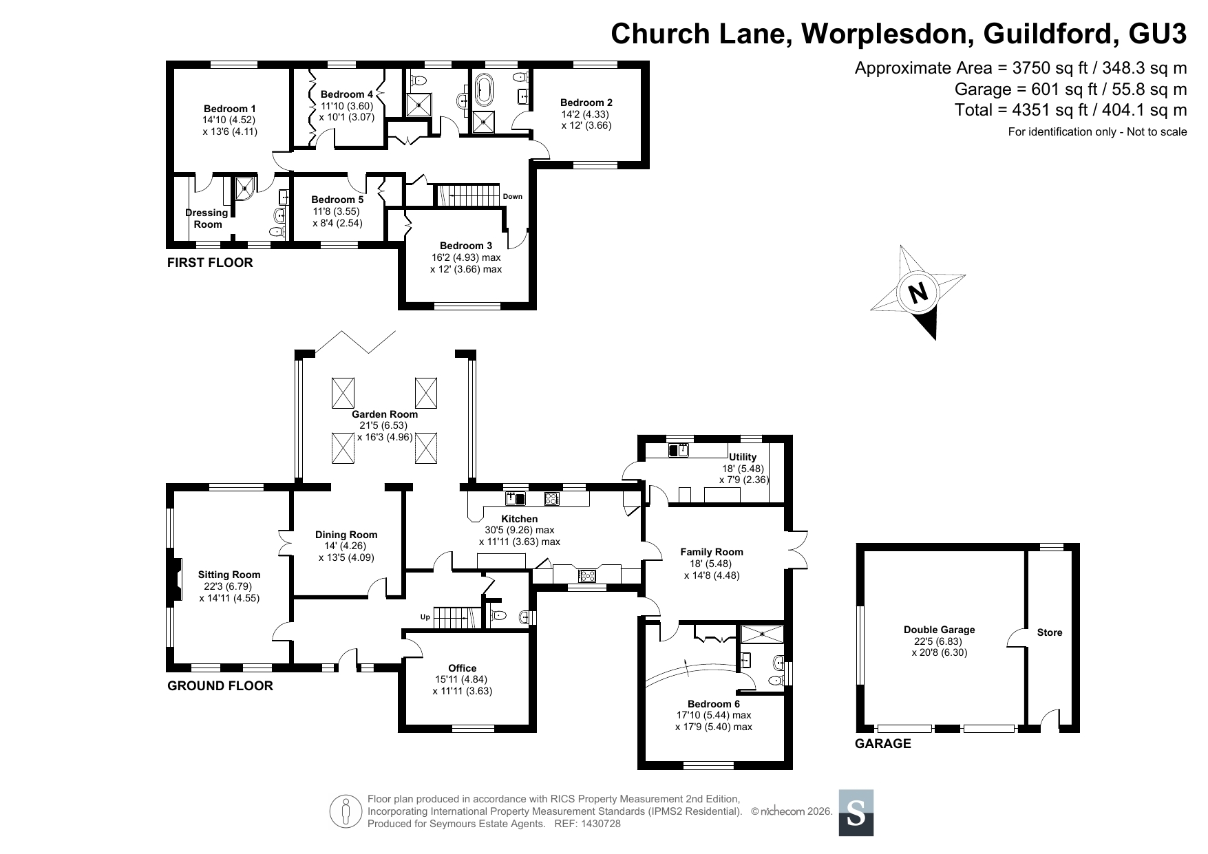 Yardfield House,, Church Lane, Guildford floorplan