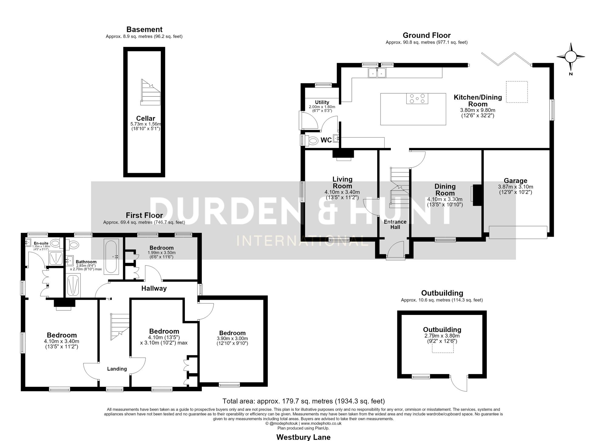 44 Westbury Lane, Buckhurst Hill floorplan