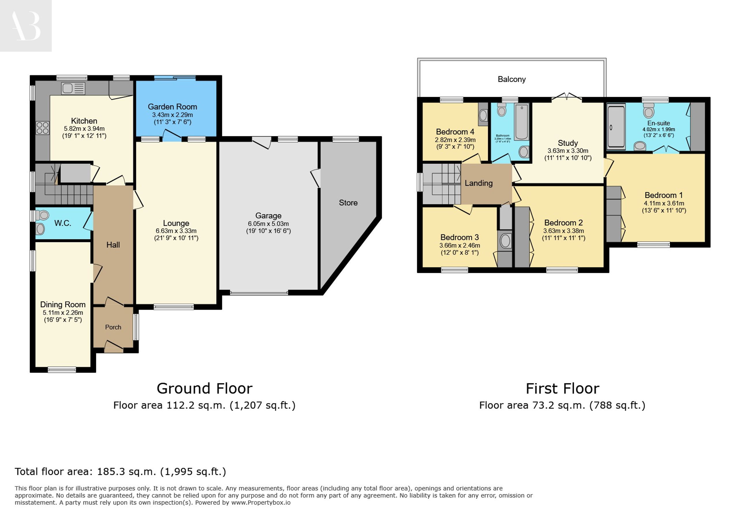 81 Park View, Leicester floorplan