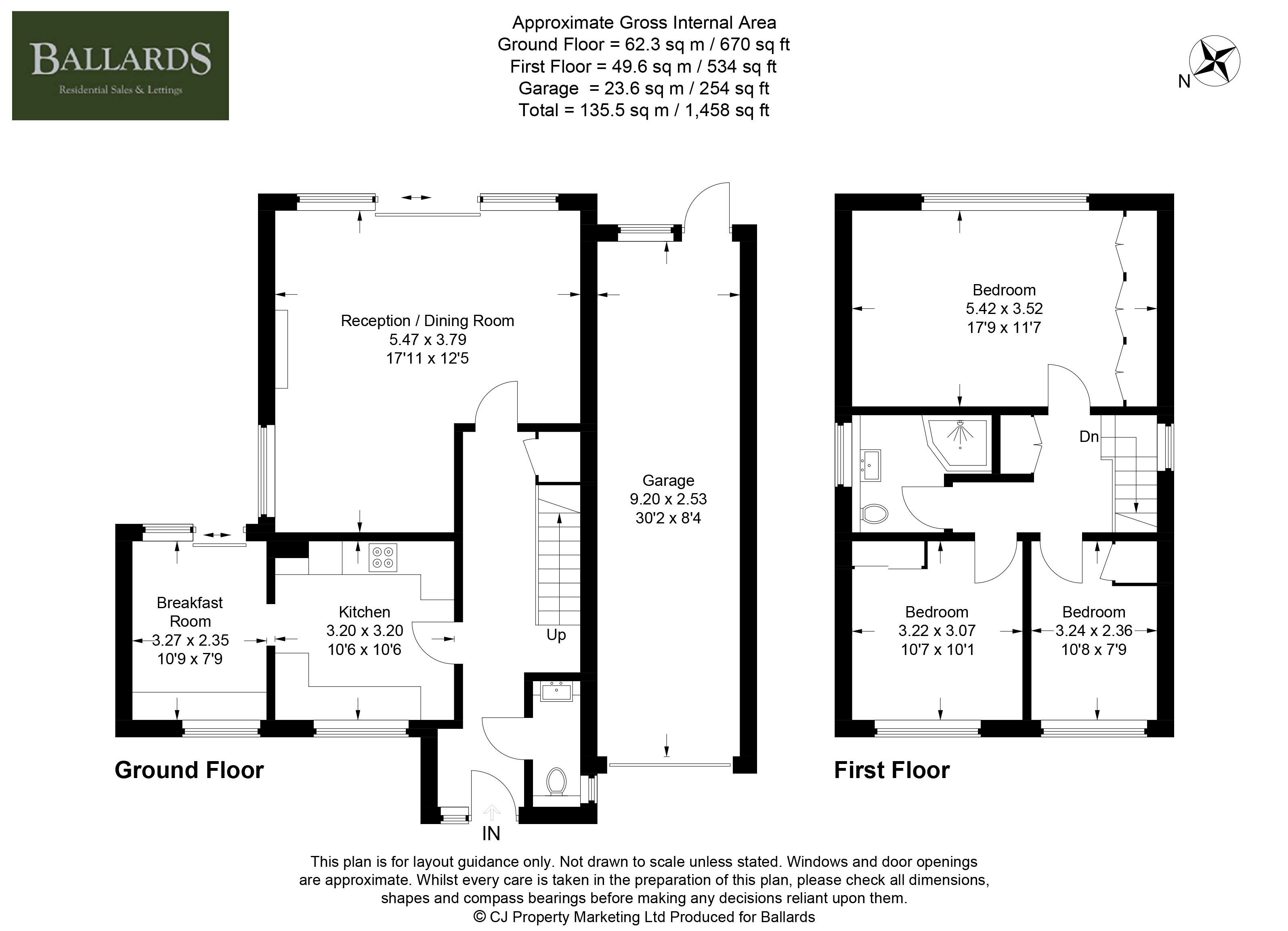 Bovingdon Heights, Marlow, Buckinghamshire, SL7 floorplan