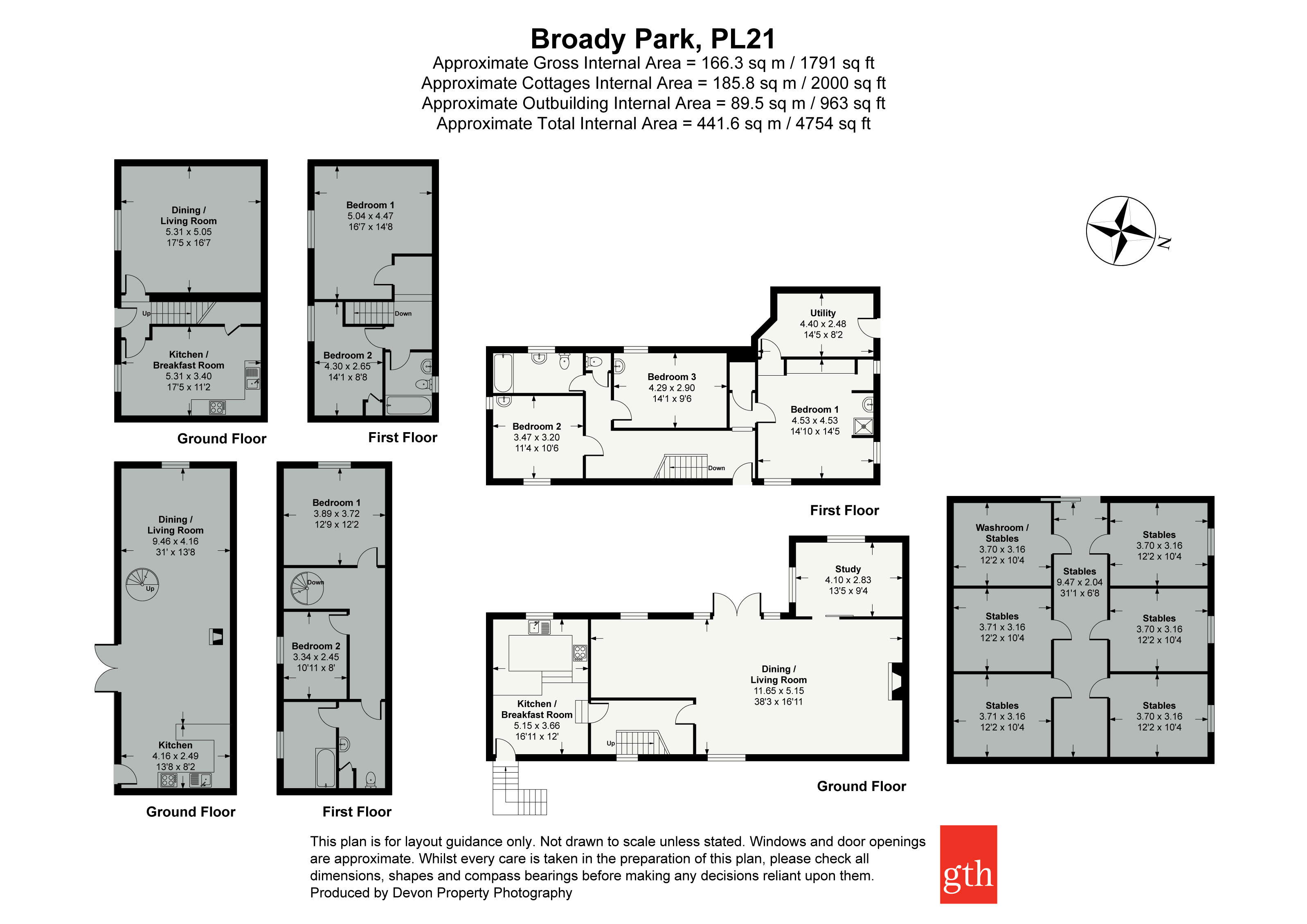 Broady Park,, 3.87 Acres - Filham, Devon floorplan
