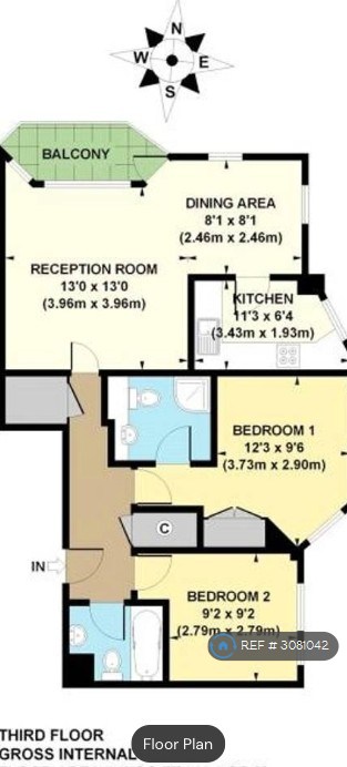 Lime Kiln Wharf, London floorplan