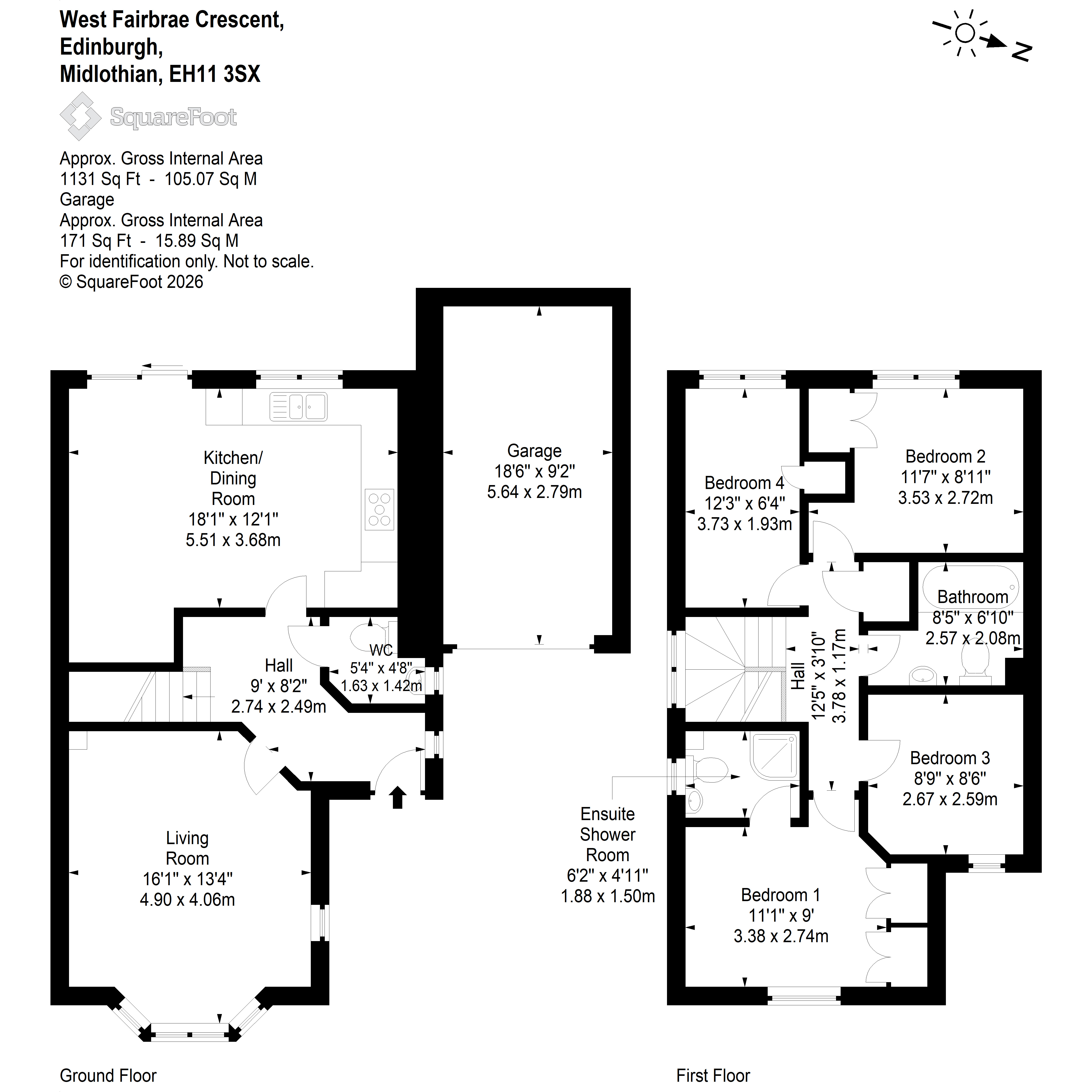 7, West Fairbrae Crescent, Edinburgh floorplan