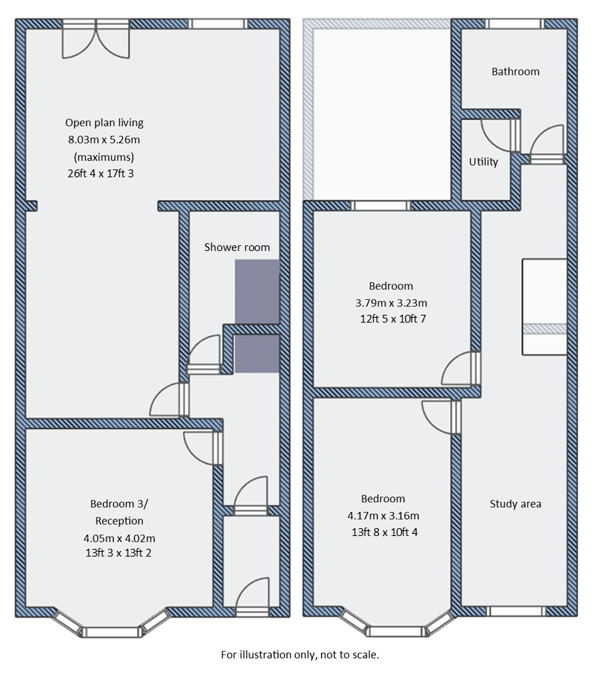 23 Polkyth Road, St. Austell floorplan