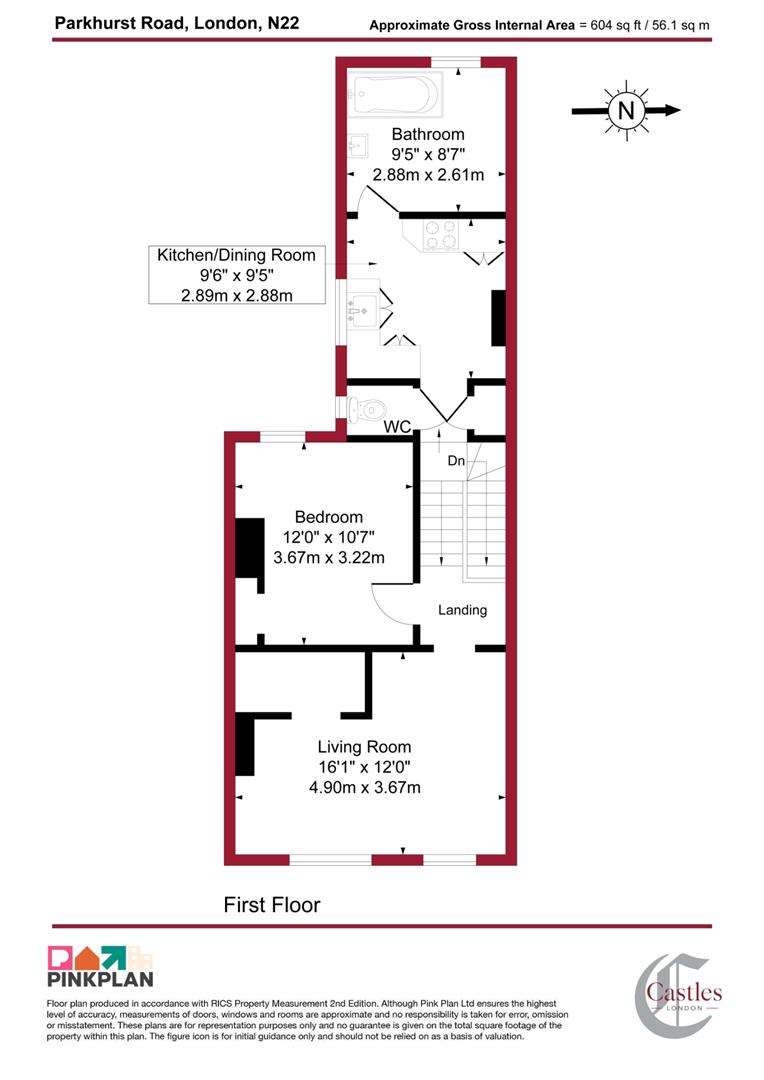 Parkhurst Road, London floorplan
