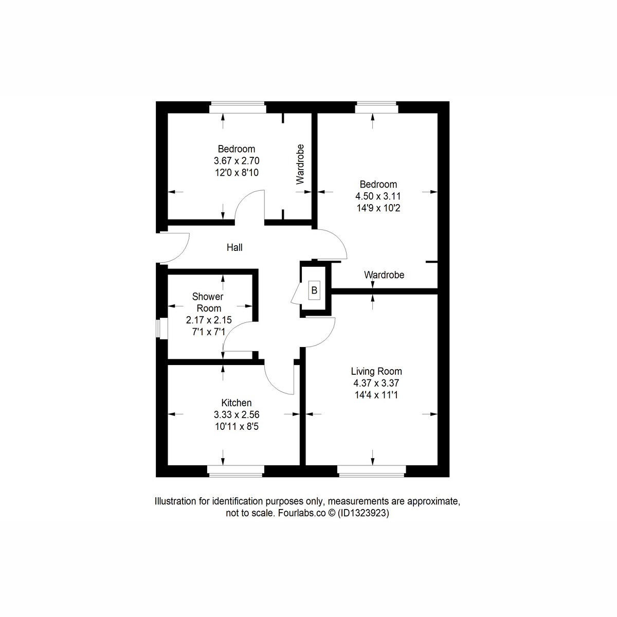 15b, East Cathcart Street, Buckie floorplan