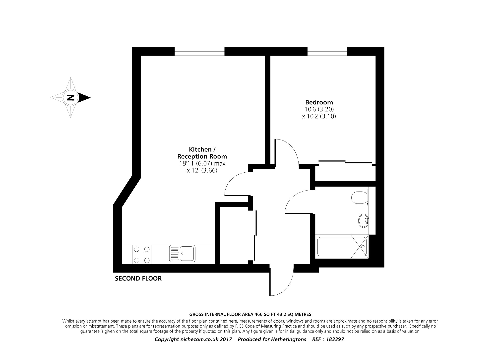 1 Bedrooms Flat to rent in Smith Street, Watford WD18