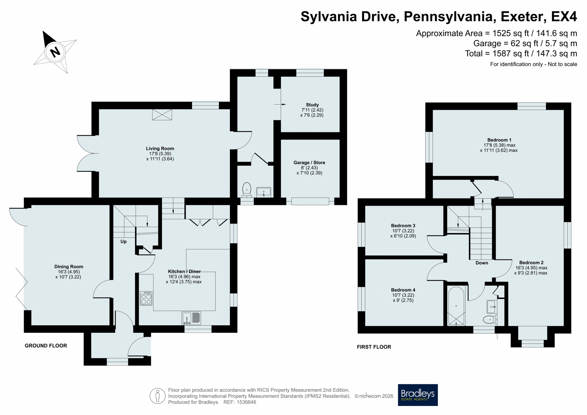Sylvania Drive, Exeter floorplan