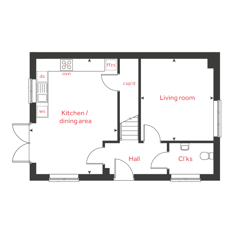 156, Michaelmas Way, Linby floorplan