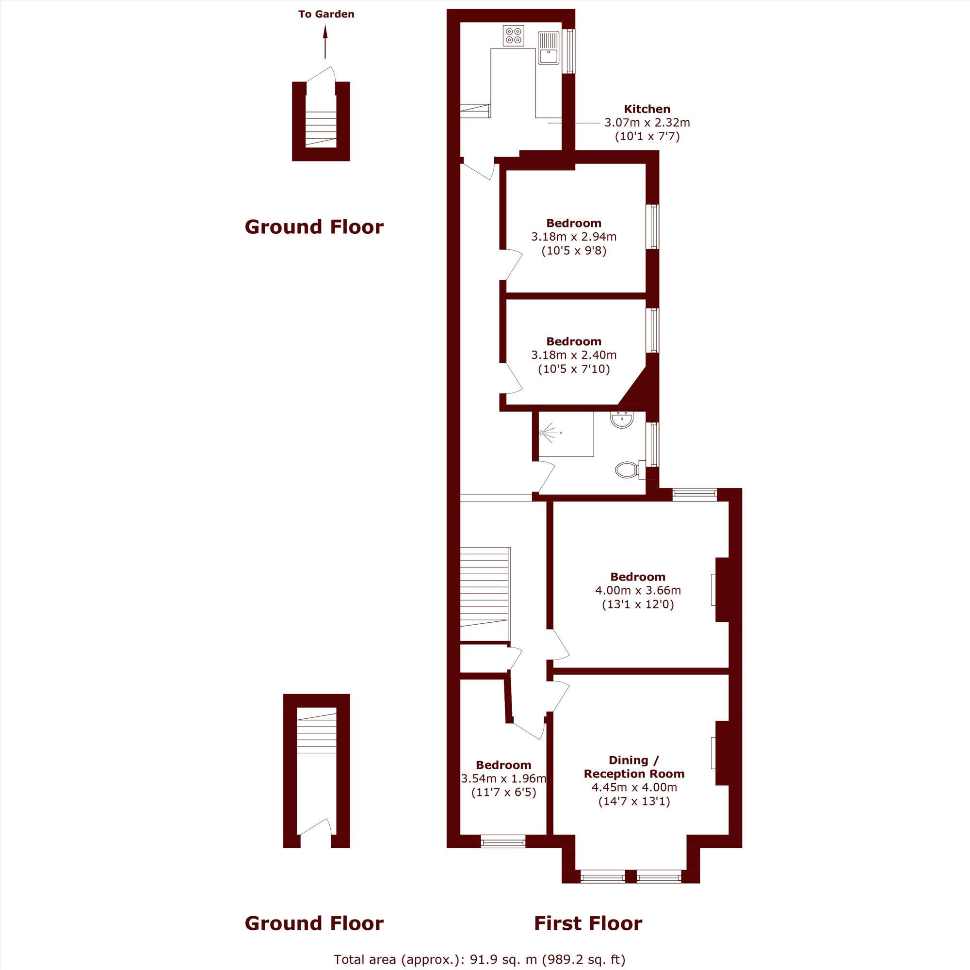 76, Tooting Bec Road, London floorplan