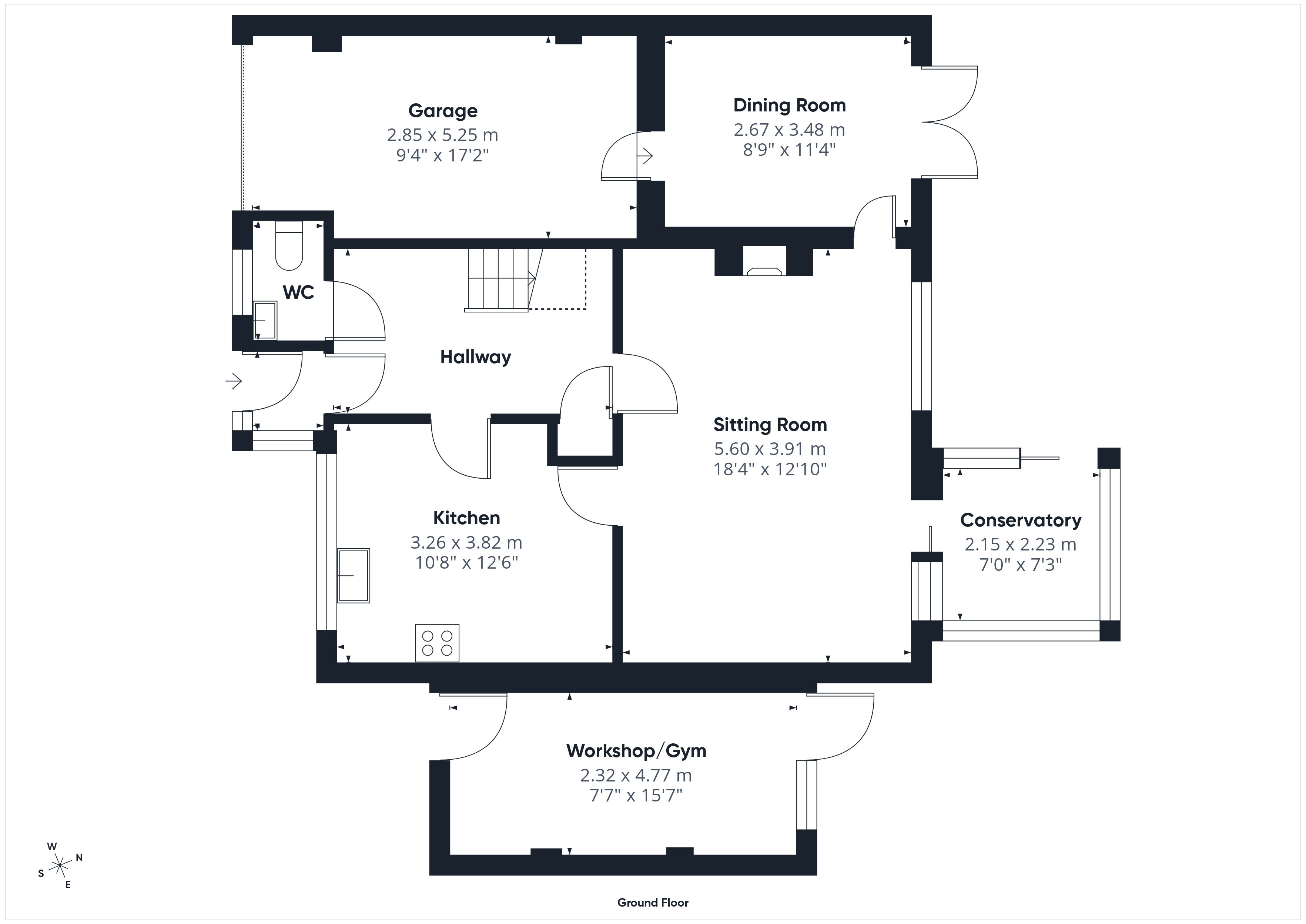2, Watling Street, Herefordshire floorplan
